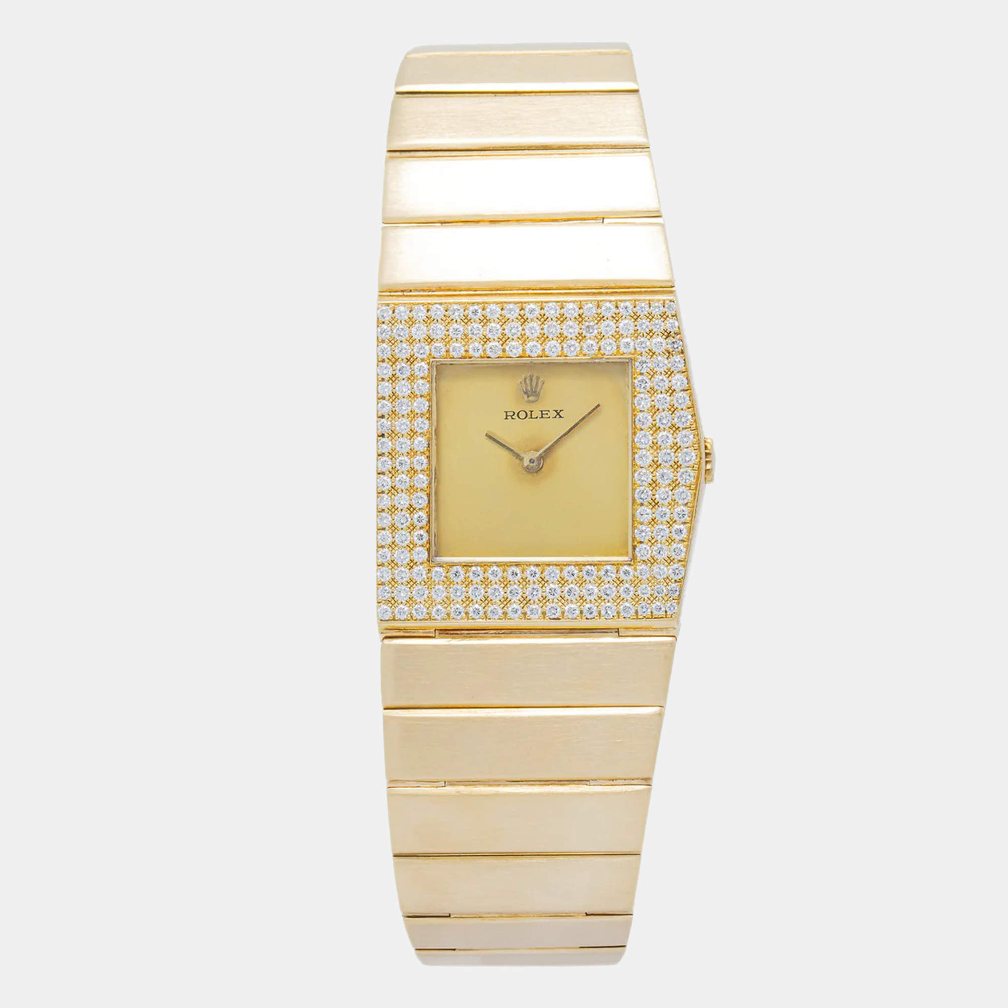 Rolex Cellini King Midas 4609 3065 Manual Winding Gold 18K Yellow Gold Women's Wristwatch 27mm