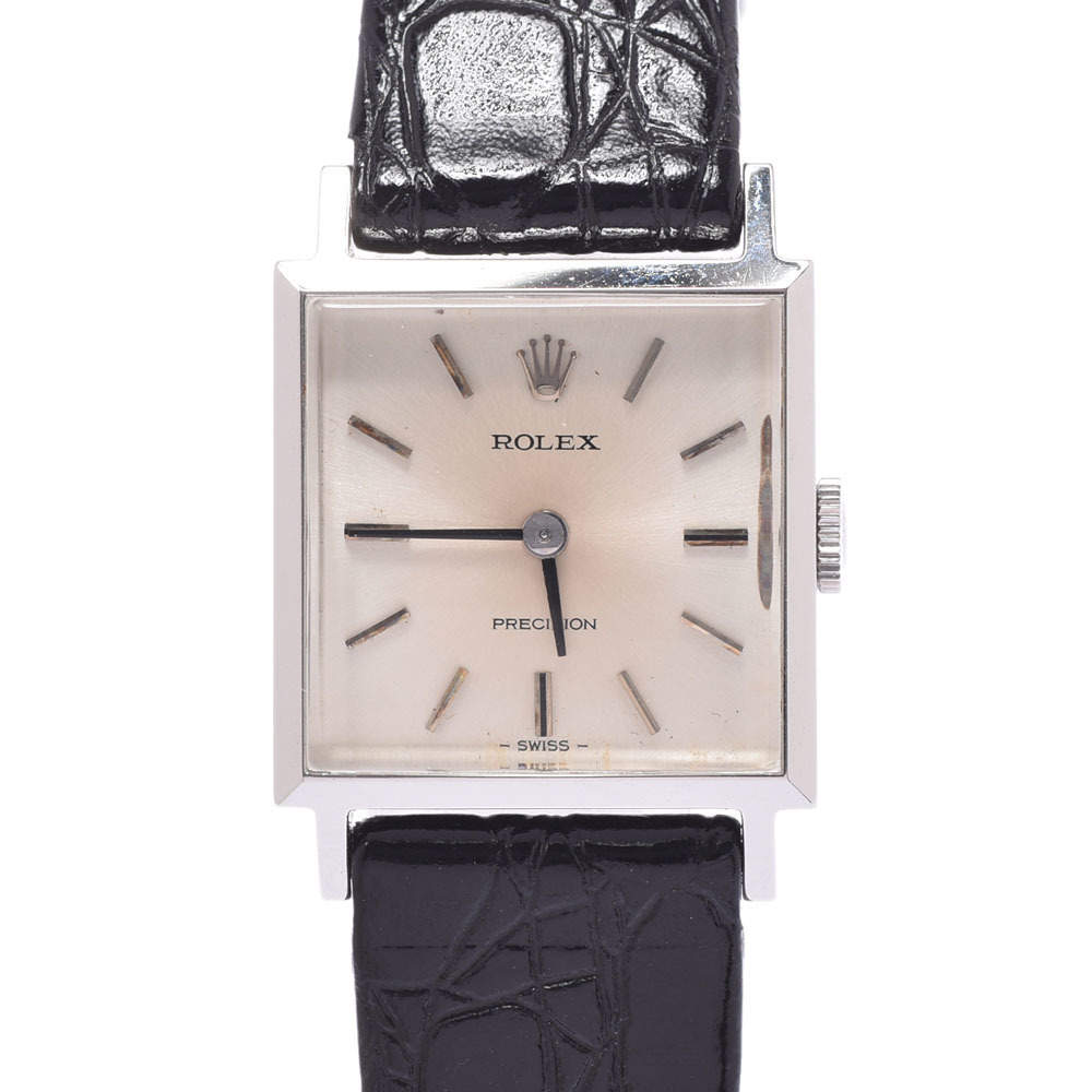 Rolex Silver Stainless Steel Prescription 2639 Manual Winding Women's Wristwatch 20 MM