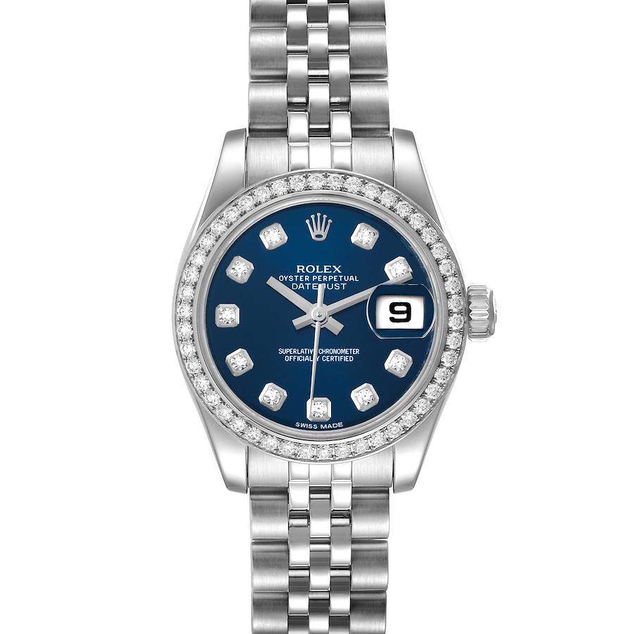 Womens rolex sale blue face