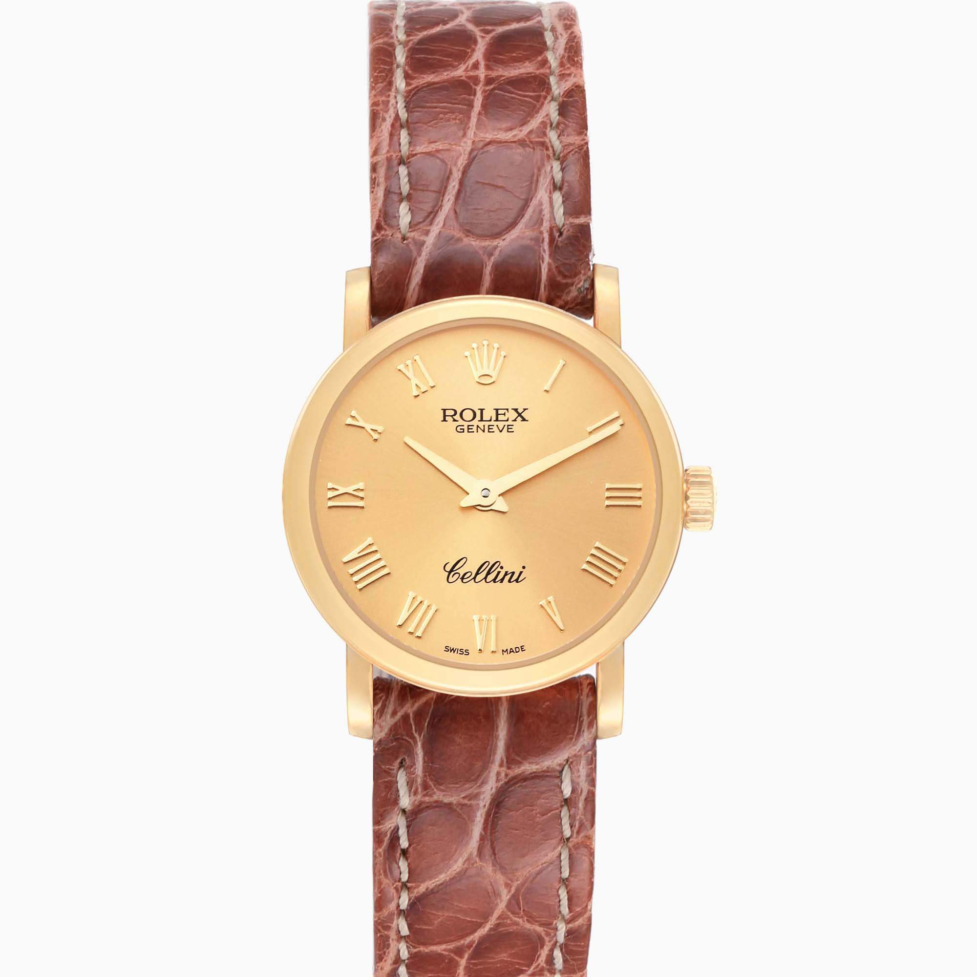 Rolex cellini deals gold