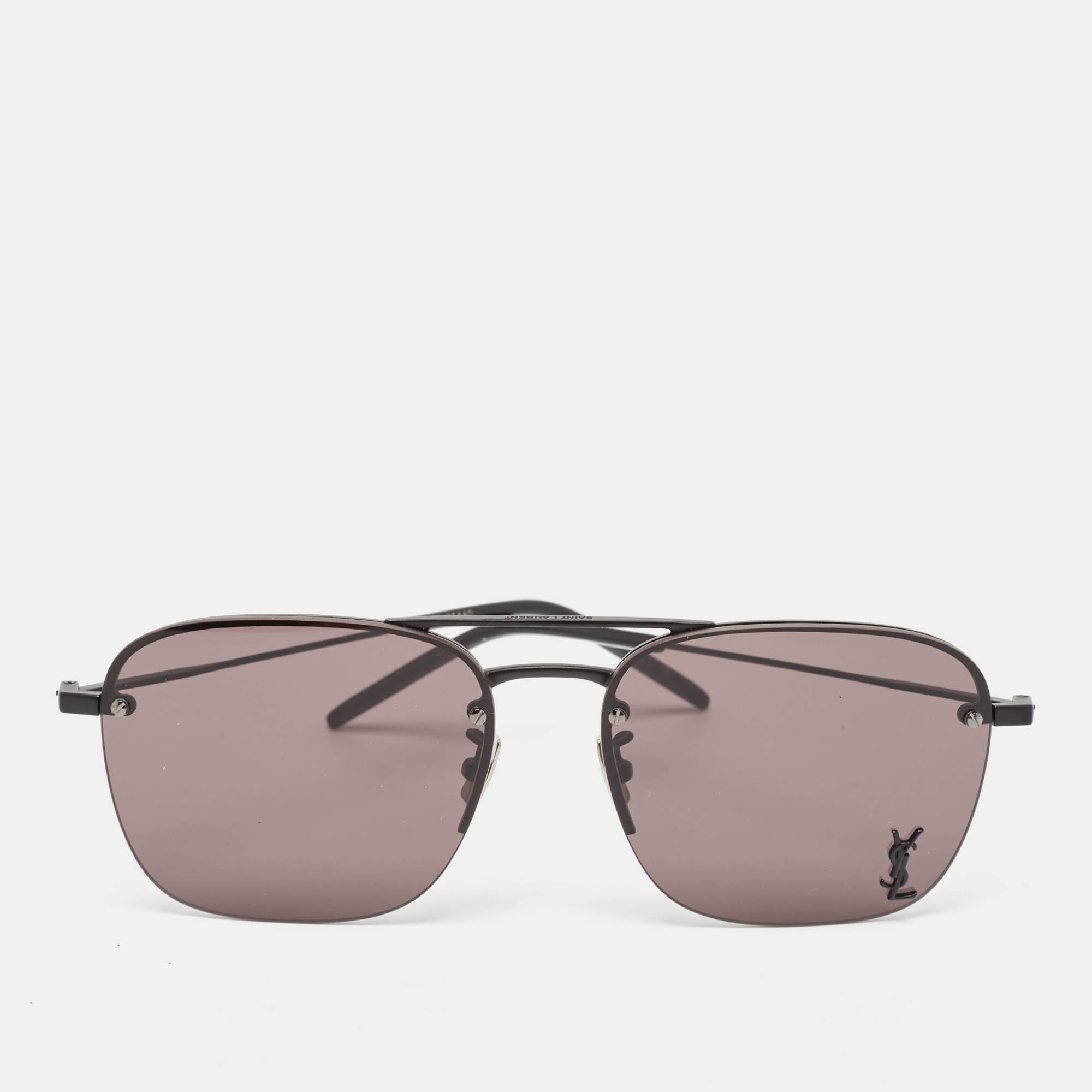 Saint Laurent Black SL309 Metal Frame Aviator Sunglasses