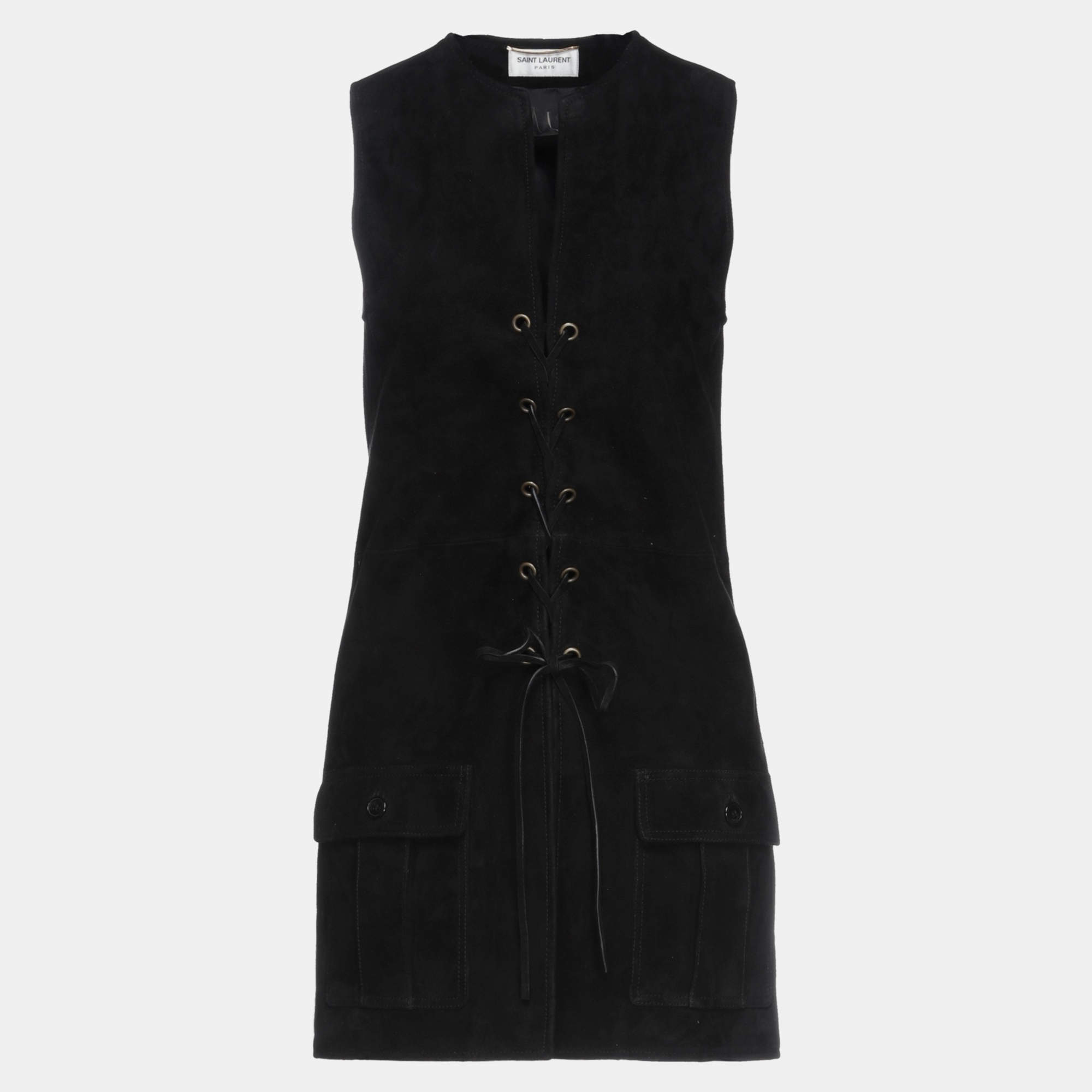 Saint Laurent Goat skin Overcoats 36