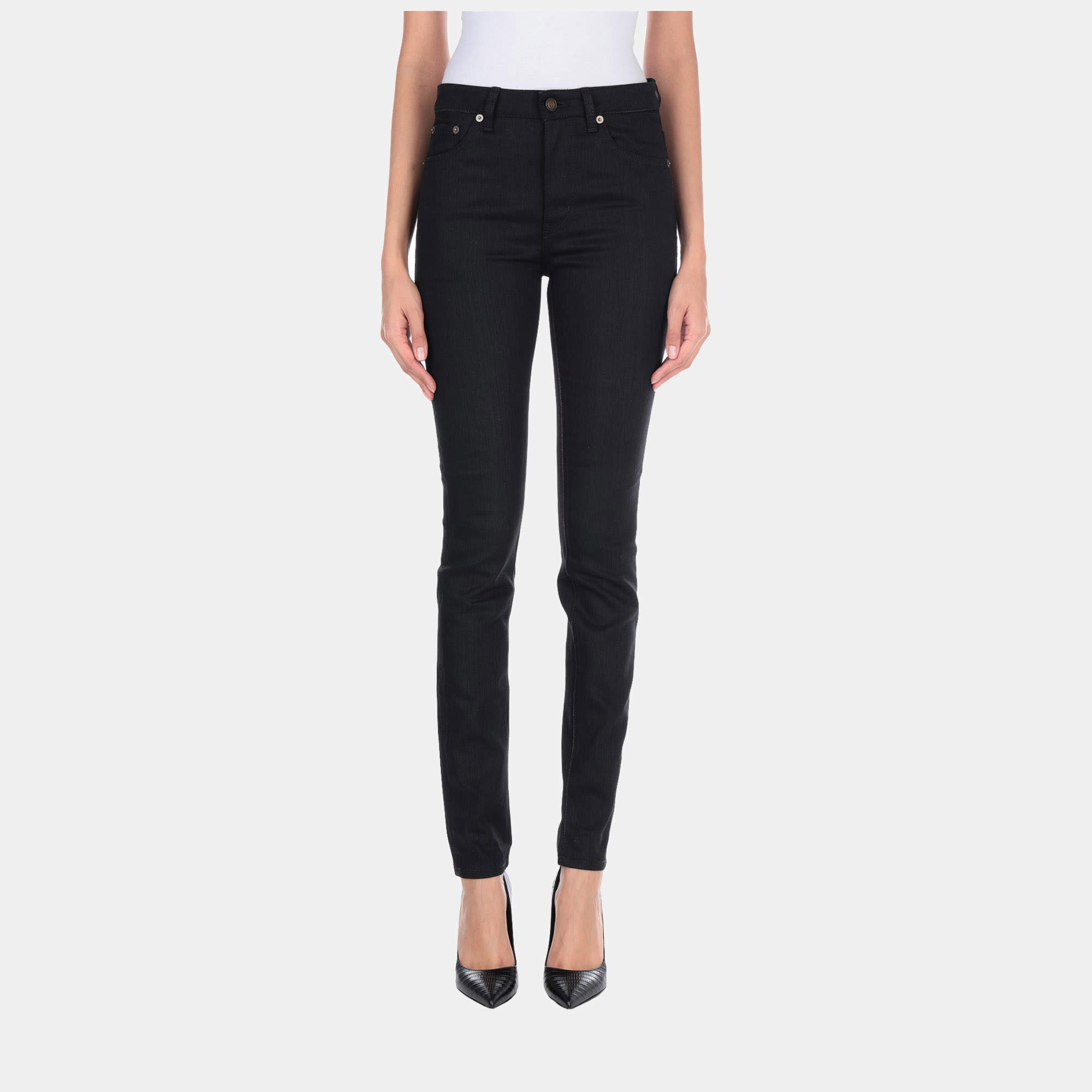 Pre Owned Saint Laurent Cotton Jeans 28