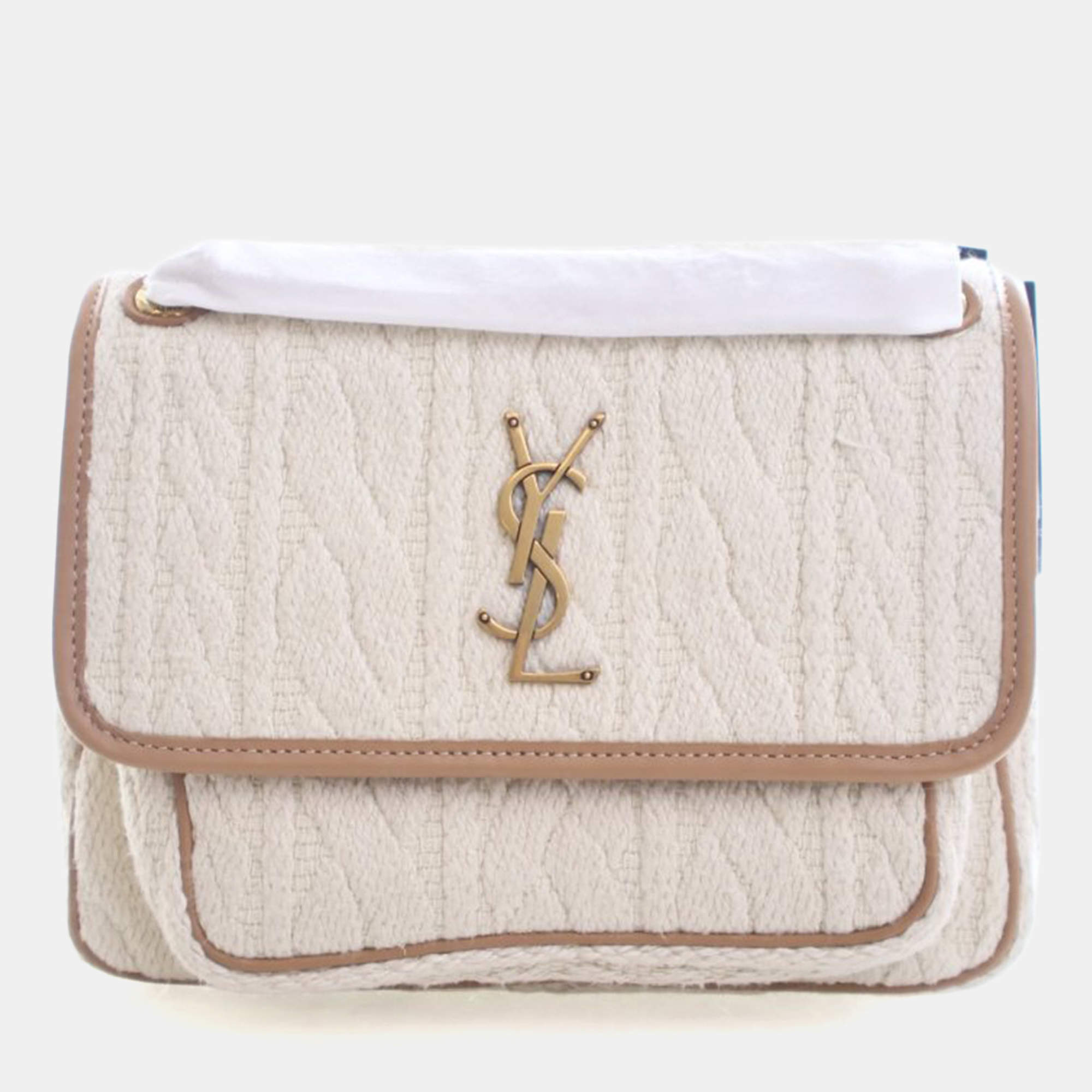 Pre Owned Saint Laurent Baby Knit Niki Bag