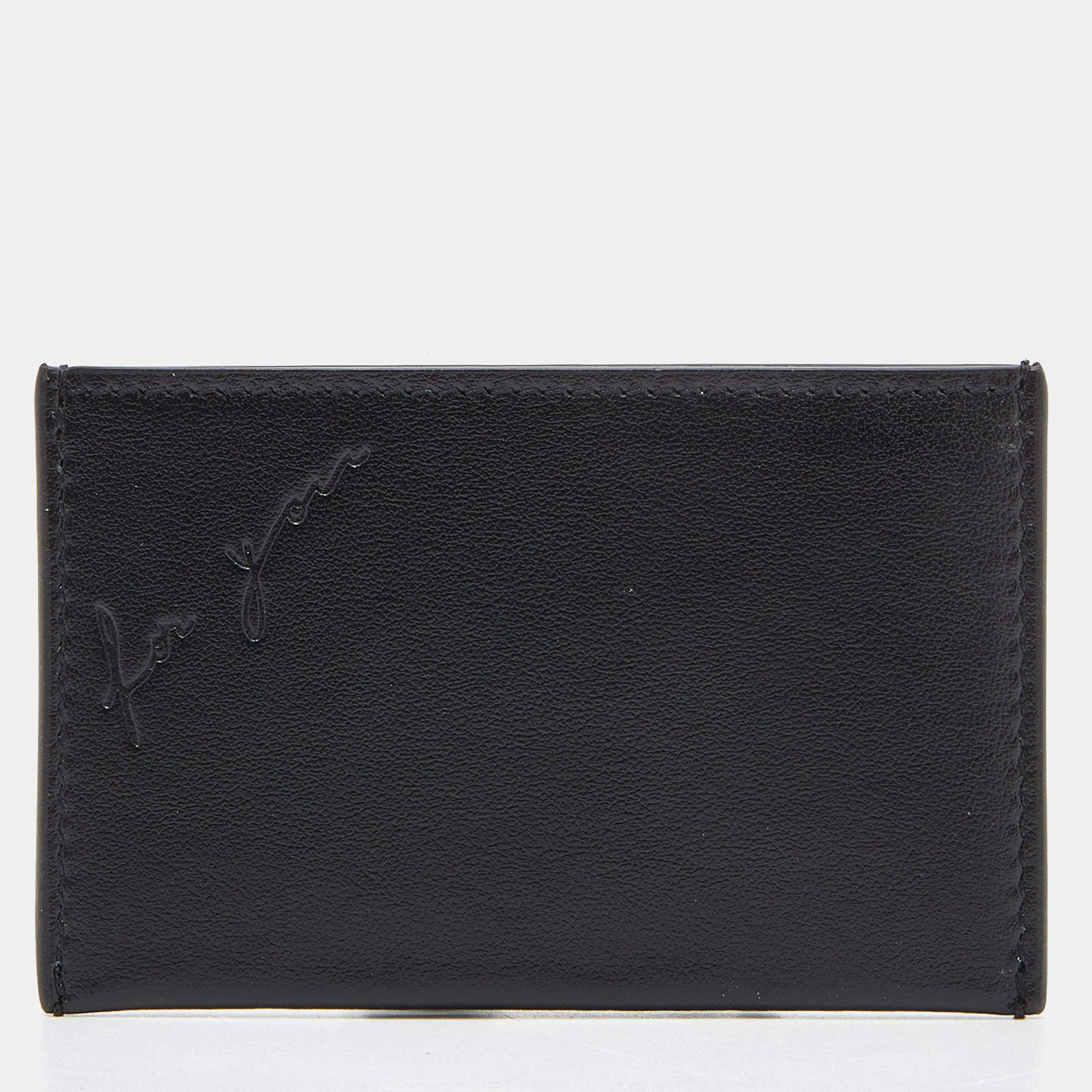 Saint Laurent Black Leather Pocket Mirror Case Saint Laurent Paris