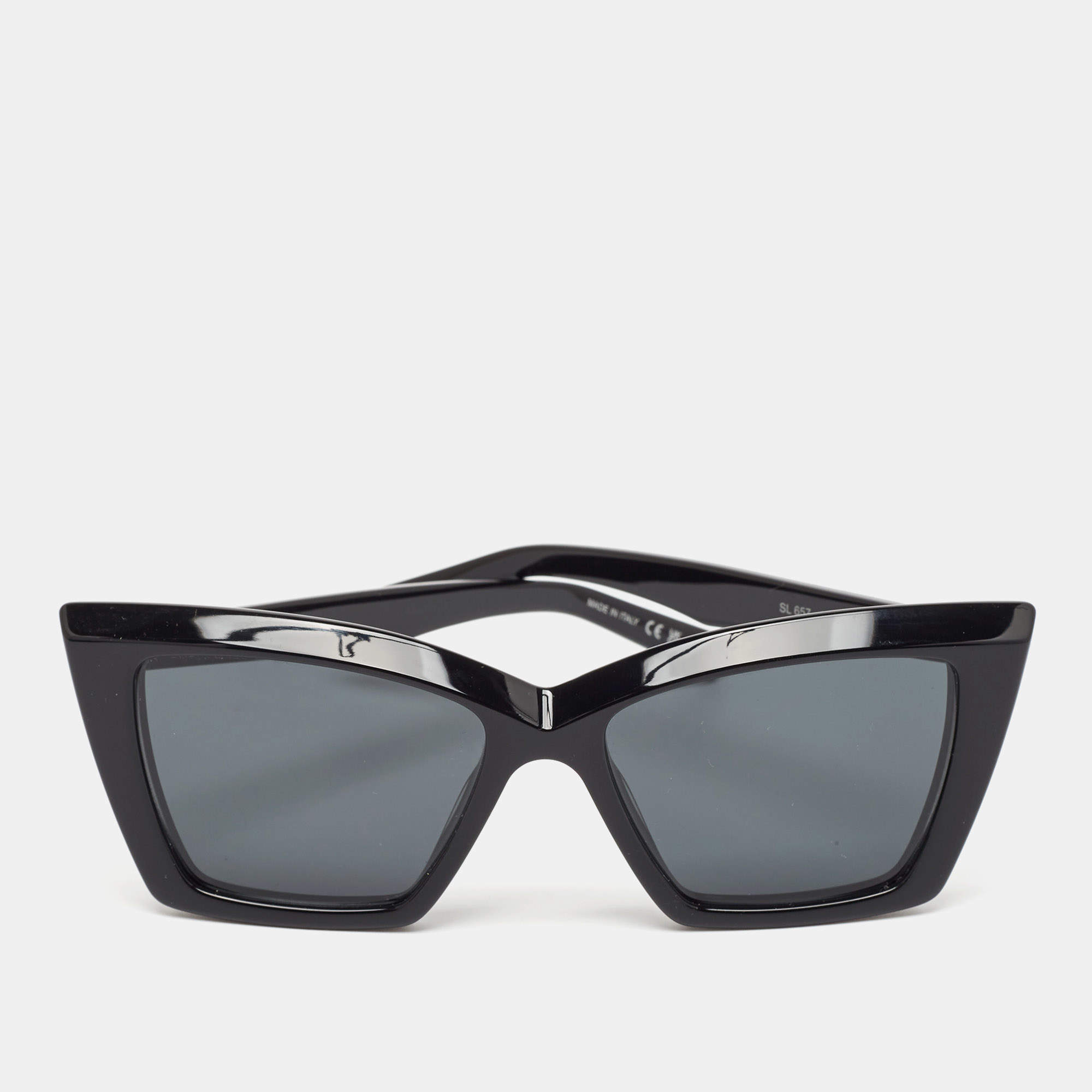 Saint Laurent Black SL 657 Cat Eye Sunglasses