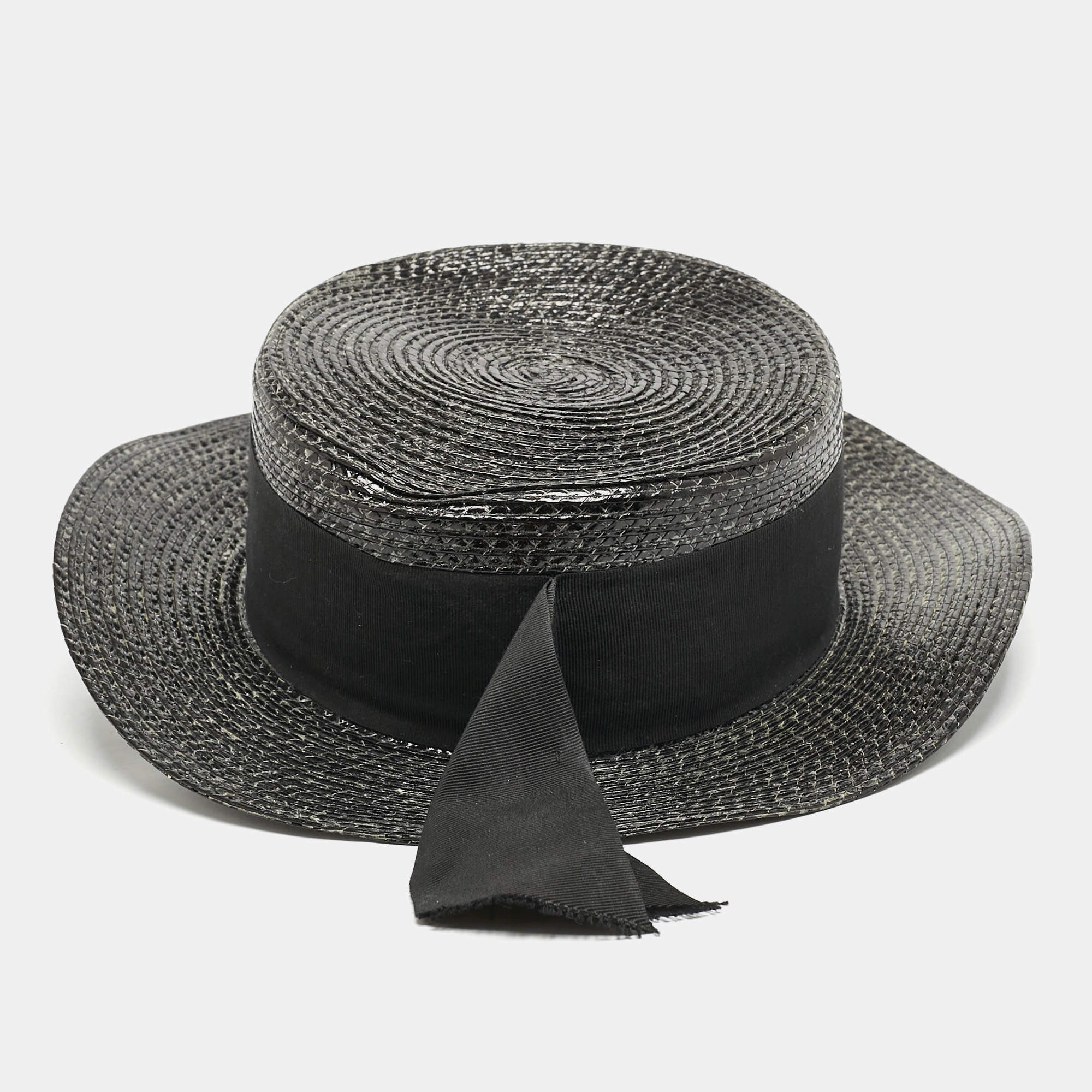 ハット SAINT LAURENT Woman Hat Black 792961 3YP69 1000 SAINT LAURENT: Hat woman - Black | Saint Laurent hat 792961