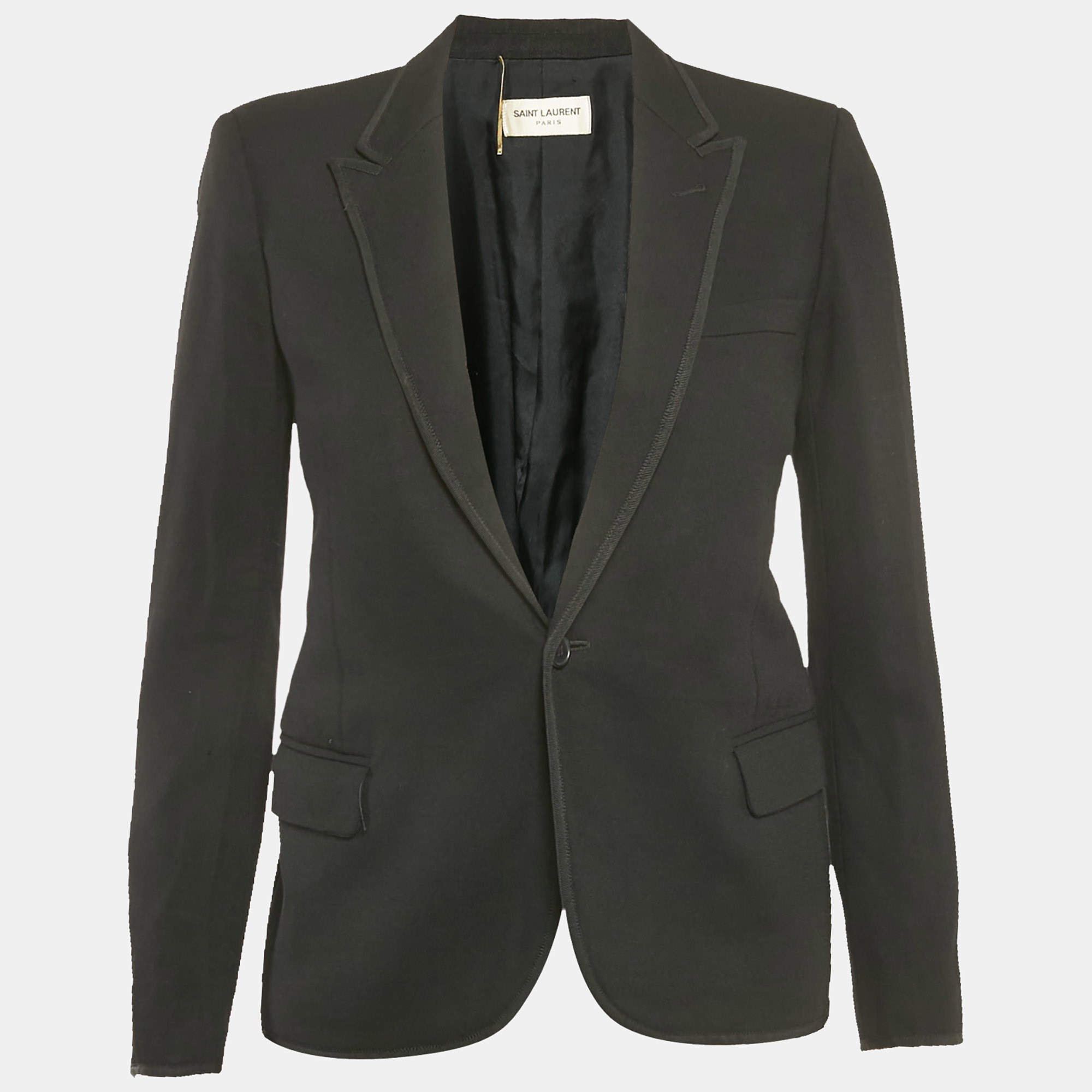 Saint Laurent Black Wool Blazer S