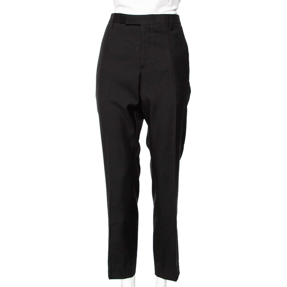 Saint Laurent Black Wool Formal Pants XXL 