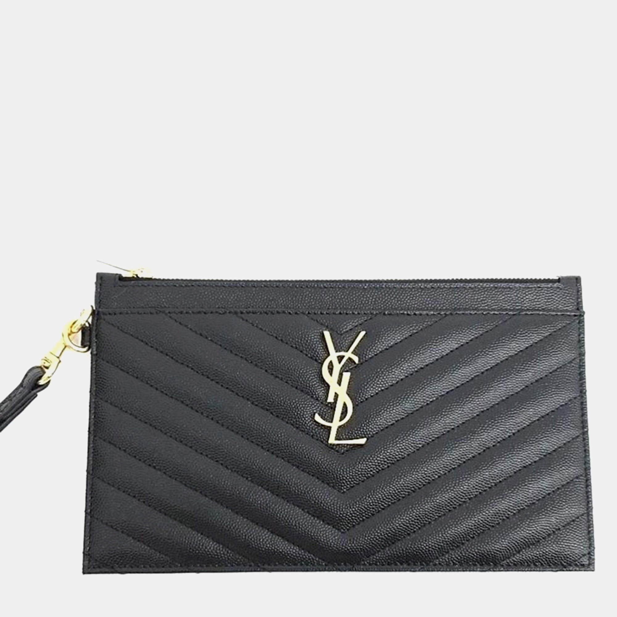 Saint Laurent Monogram Bill Clutch