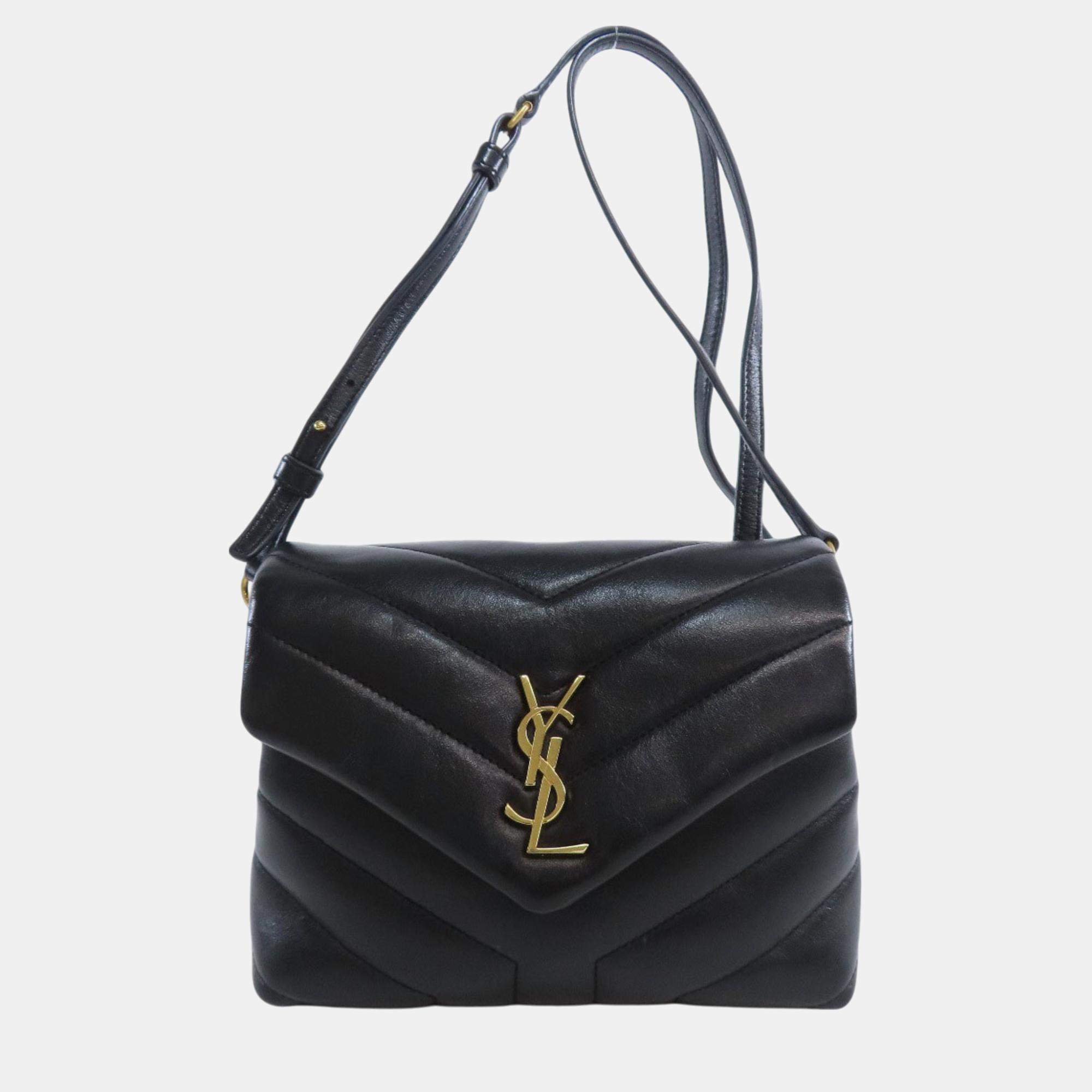 Saint Laurent Leather Lulu Toy Bag