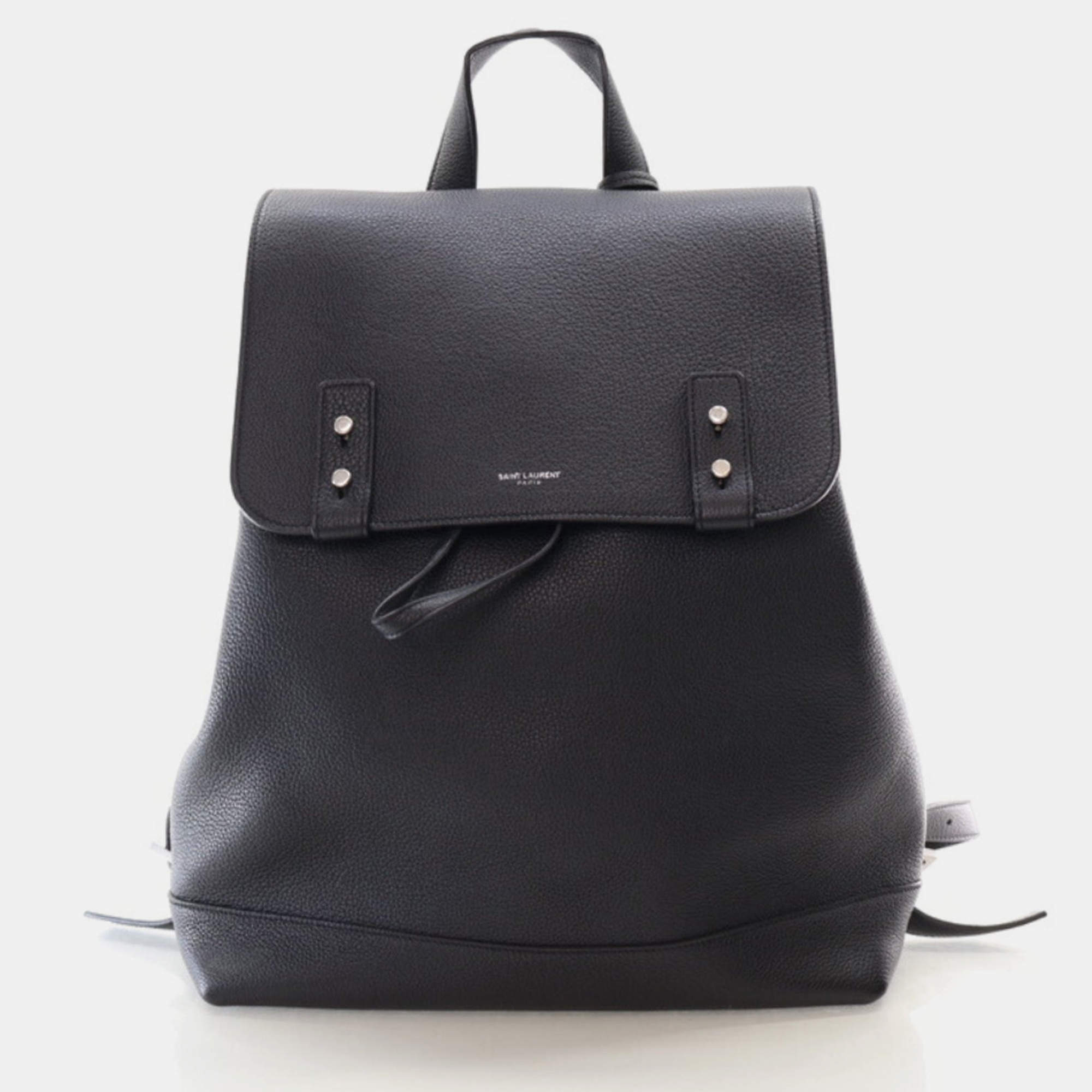 Saint Laurent Leather Large Calfskin Sac De Jour Souple Backpack