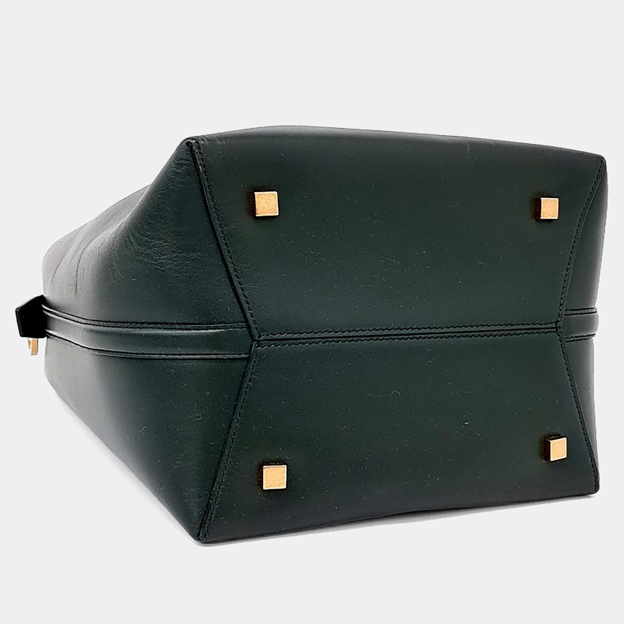 SAINT LAURENT PARIS レザーバッグ Saint Laurent Black Leather North South Tote Saint Laurent Paris | TLC