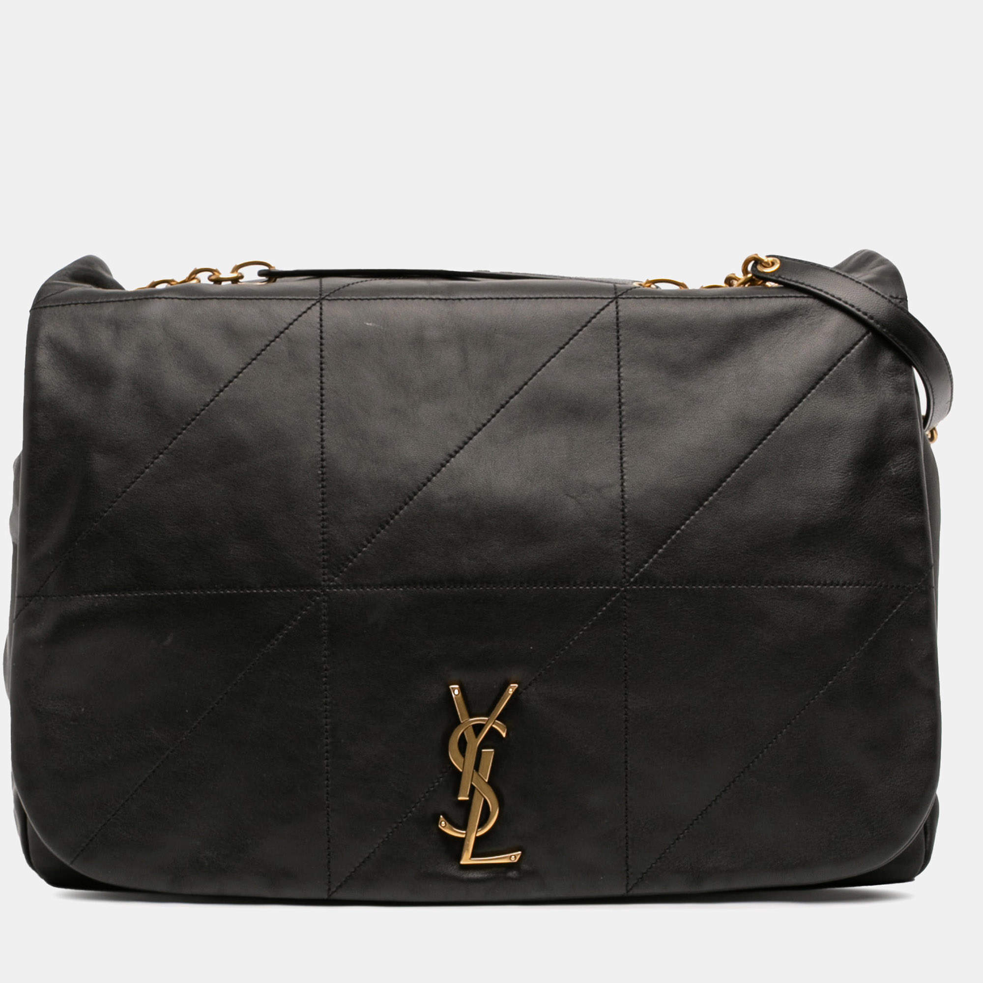 مملوكة مسبقًا Saint Laurent Paris Black Large Quilted Lambskin Jamie 4.3 Shoulder Bag