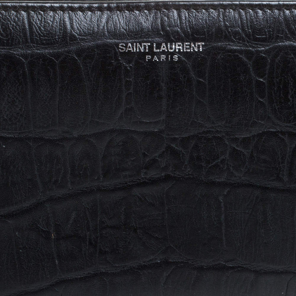 Leather wallet Saint Laurent Black in Leather - 30940271