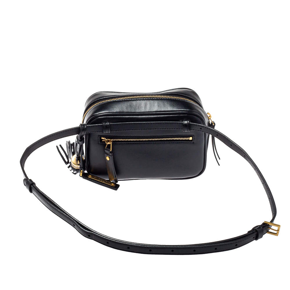 Saint Laurent Quilted Leather Lou Lou Belt Bag - Black Waist Bags, Handbags  - SNT64483