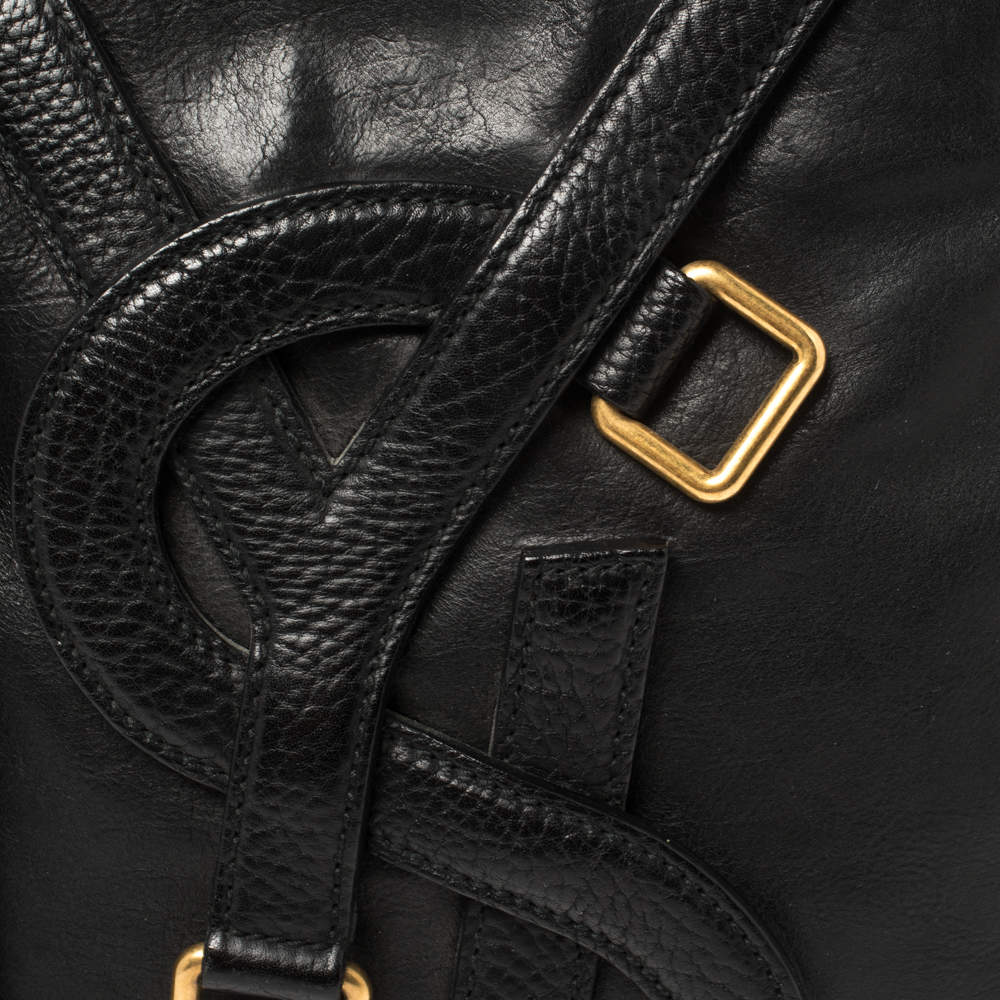 Saint Laurent Black Leather Small Vavin Messenger Bag Saint