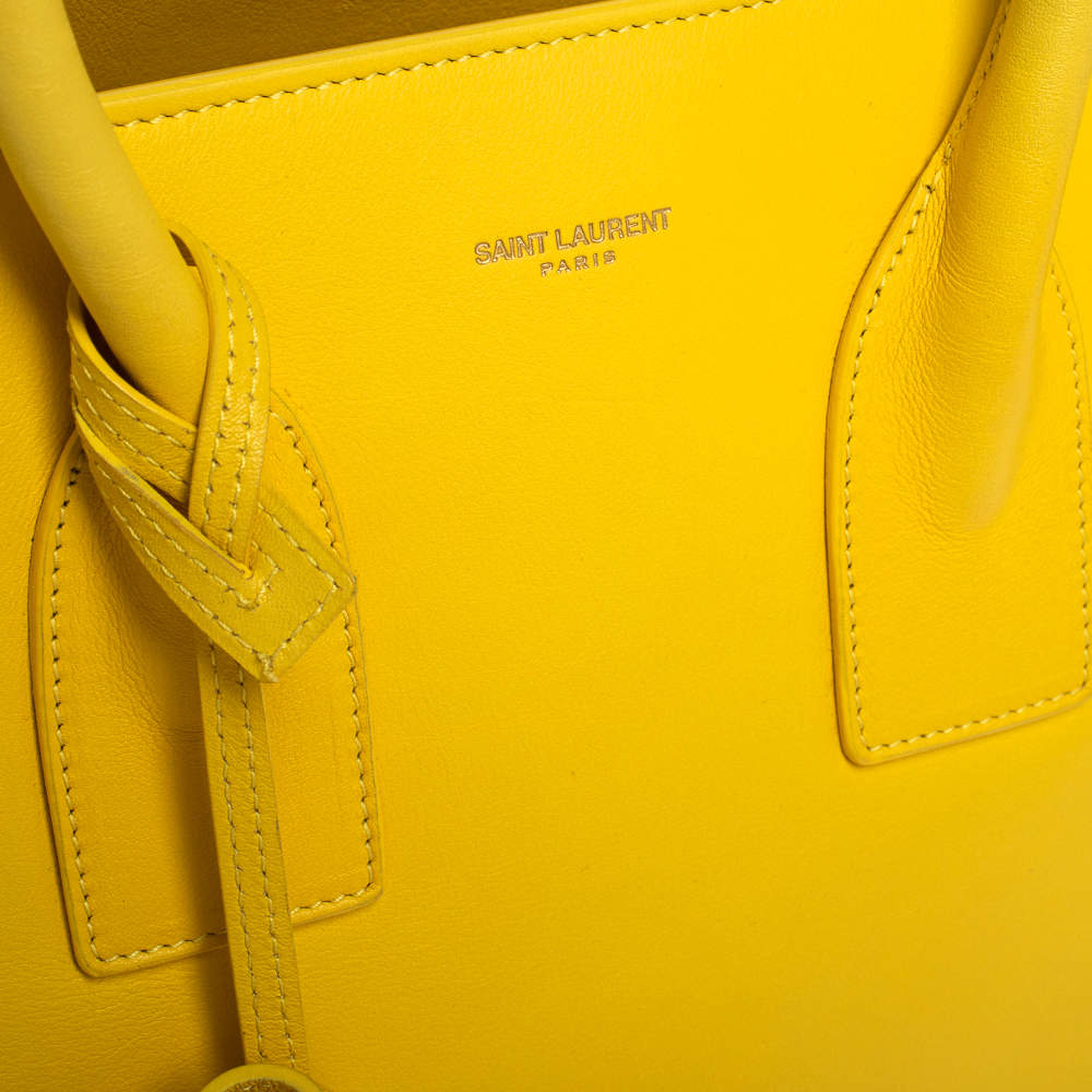 Saint Laurent Small Sac de Jour - Yellow Totes, Handbags - SNT276610