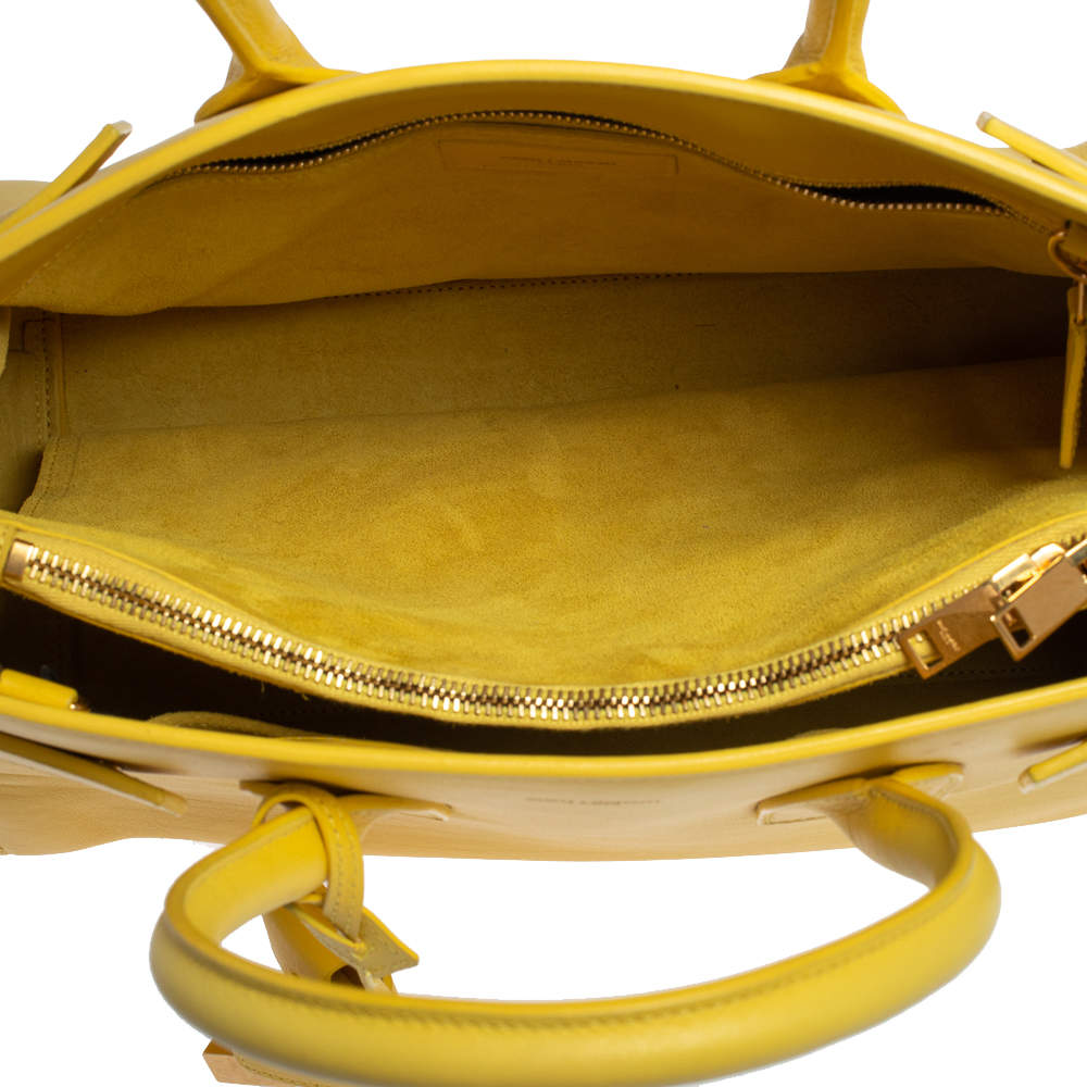 Saint Laurent Small Sac de Jour - Yellow Totes, Handbags - SNT276610