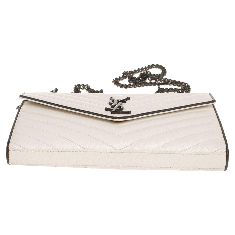 Monogram envelope chain wallet best sale