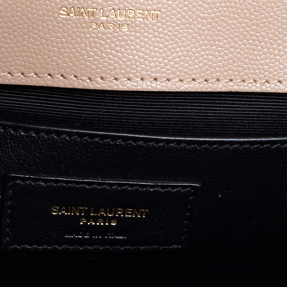 Saint Laurent - Beige Quilted Envelope Bag – The Luxurious Shop