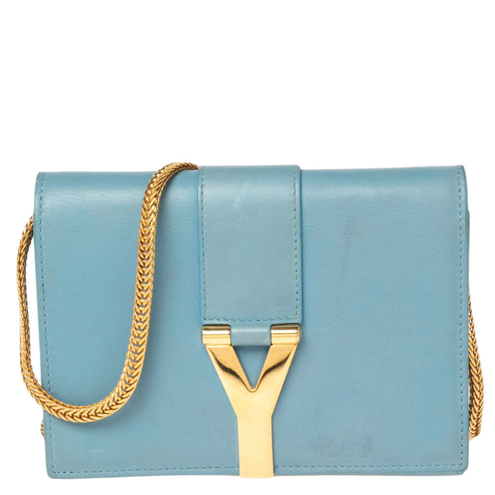 ysl blue crossbody bag