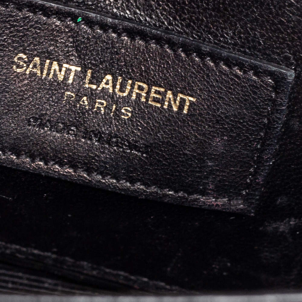 SAINT LAURENT Kate small leather shoulder bag BLACK – Top Quality Yves  Saint Laurent Bags Shop