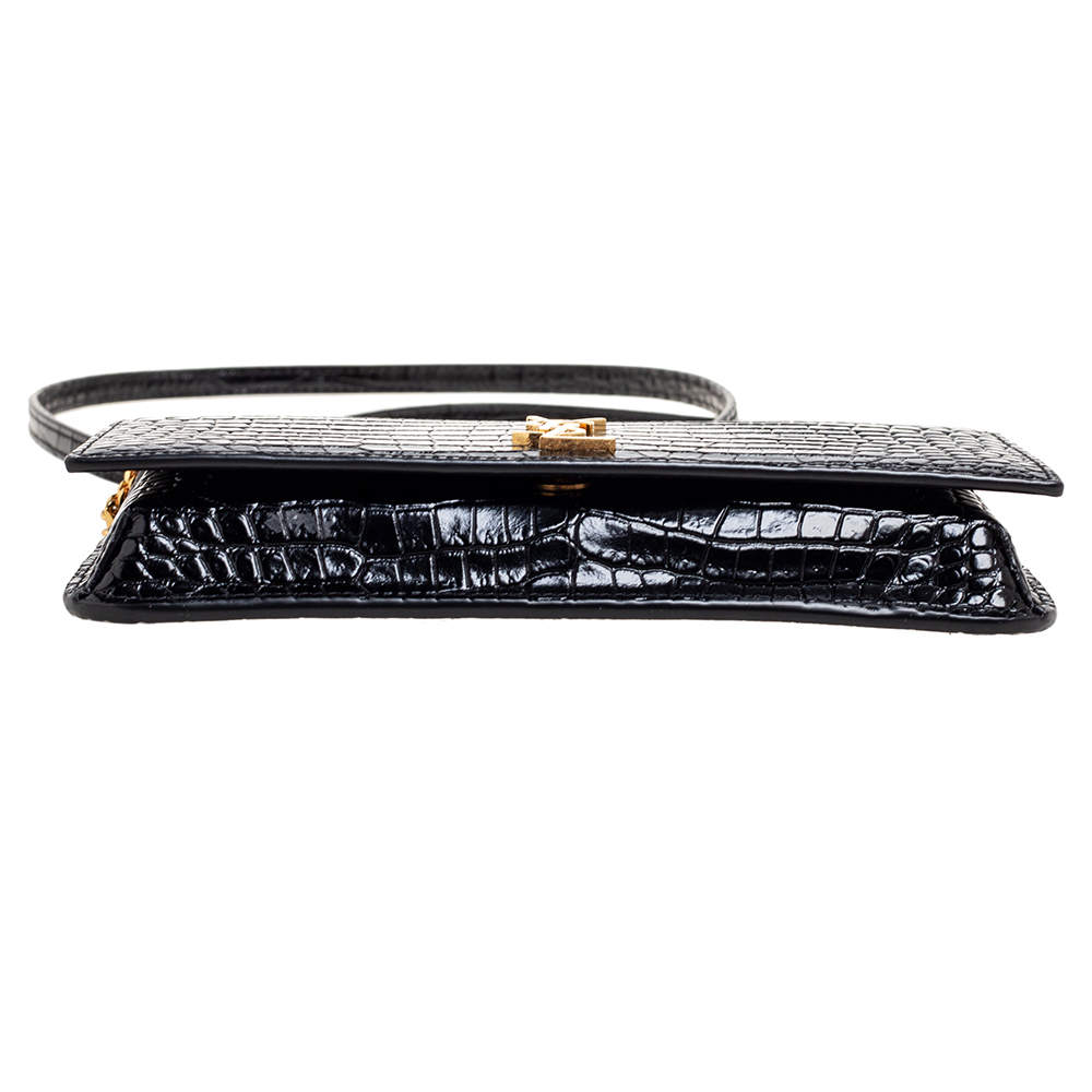 Saint Laurent Crocodile-Embossed Tablet-Holder Pouch Bag - ShopStyle Tech  Accessories