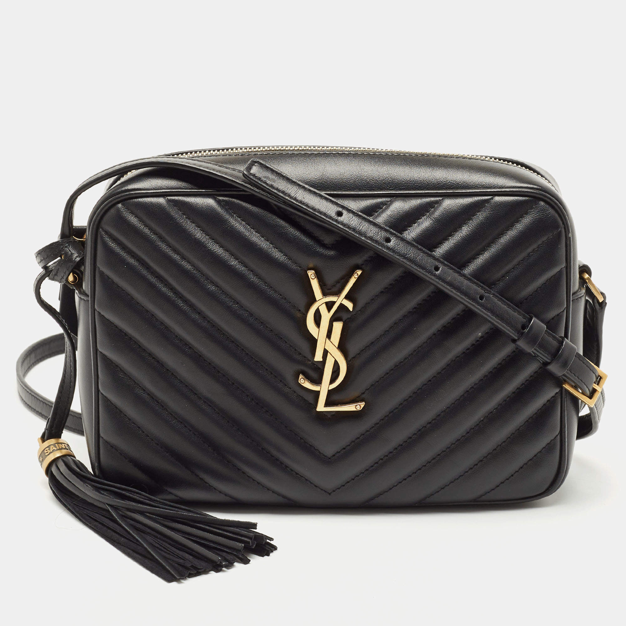 Saint Laurent Lou Camera Leather Crossbody Bag