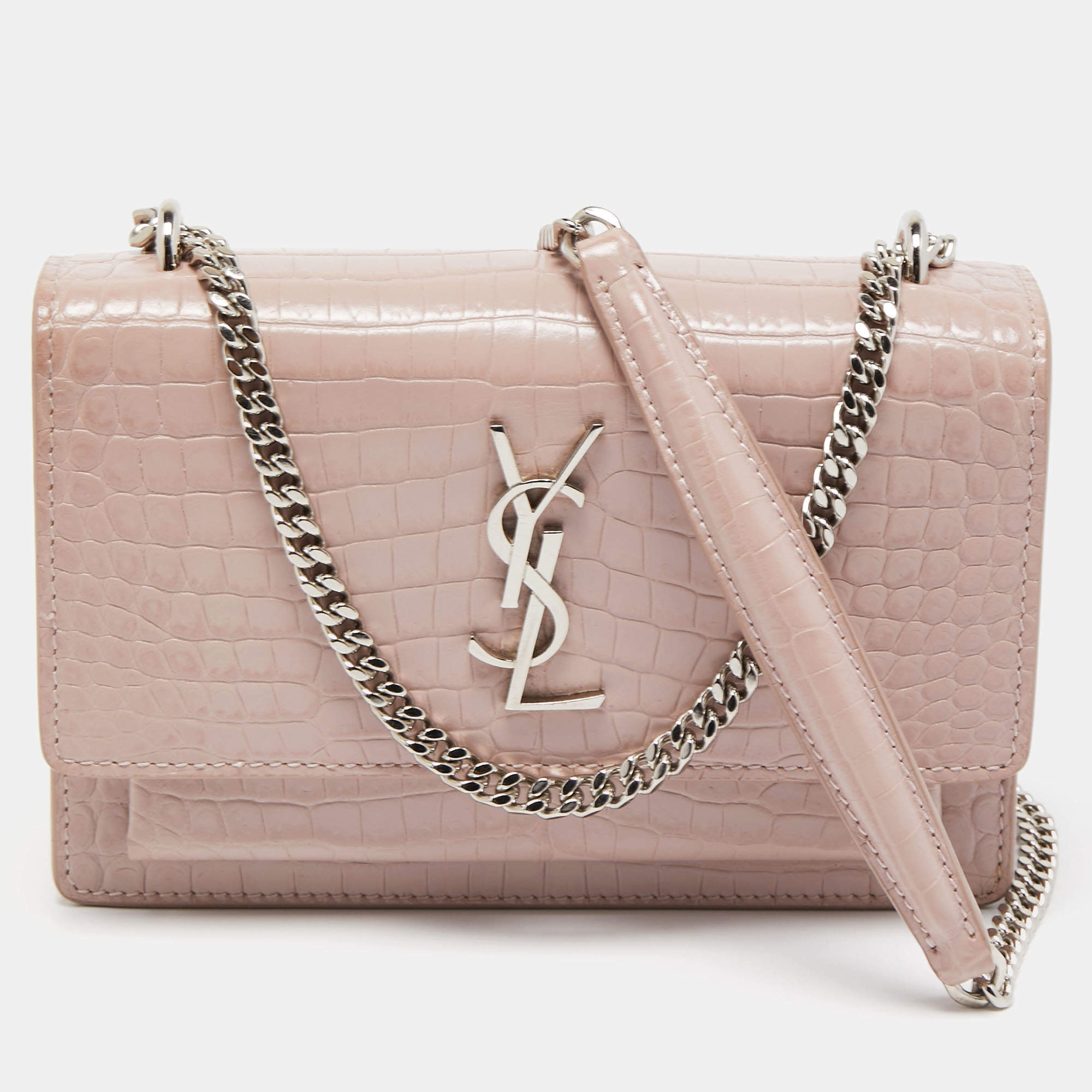 Ysl sunset hot sale pink croc