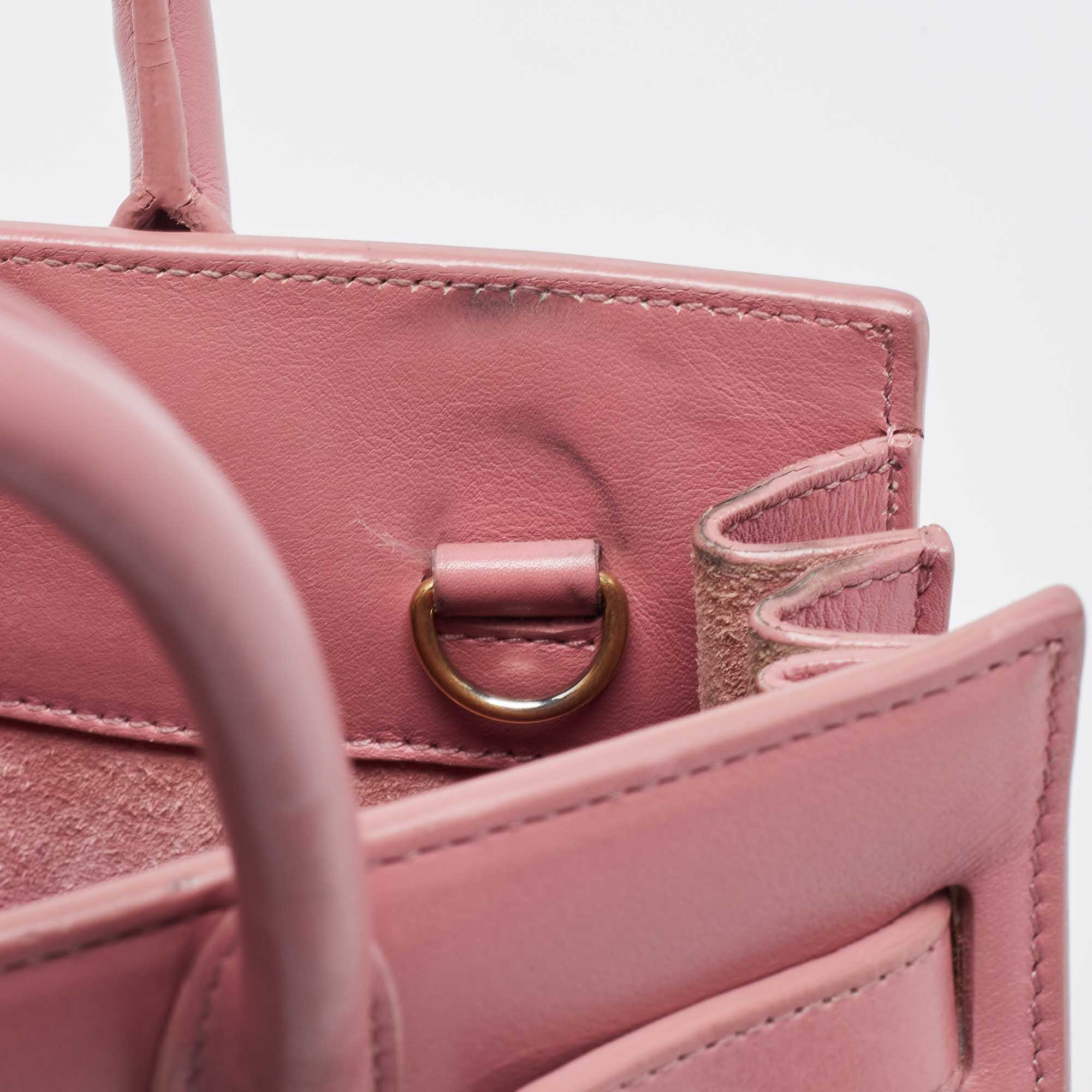 Saint Laurent Pink Leather Small Sac De Jour - AGL1828 – LuxuryPromise