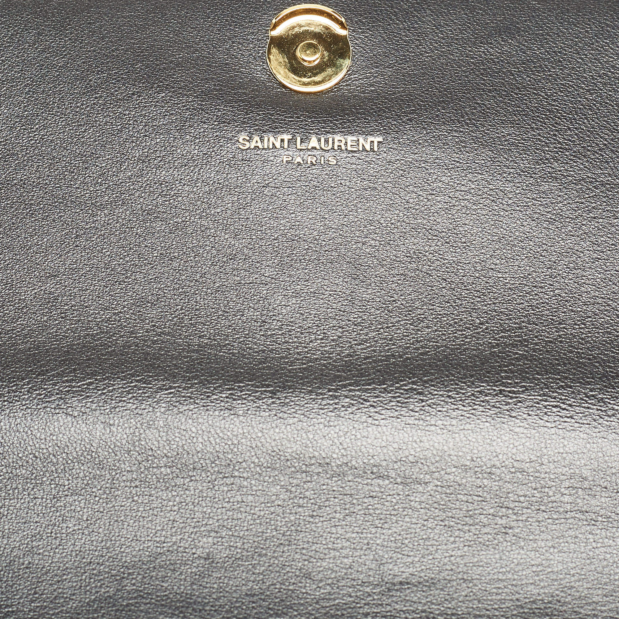 Saint Laurent Black Velvet Kate Tassel Bag - BOPF
