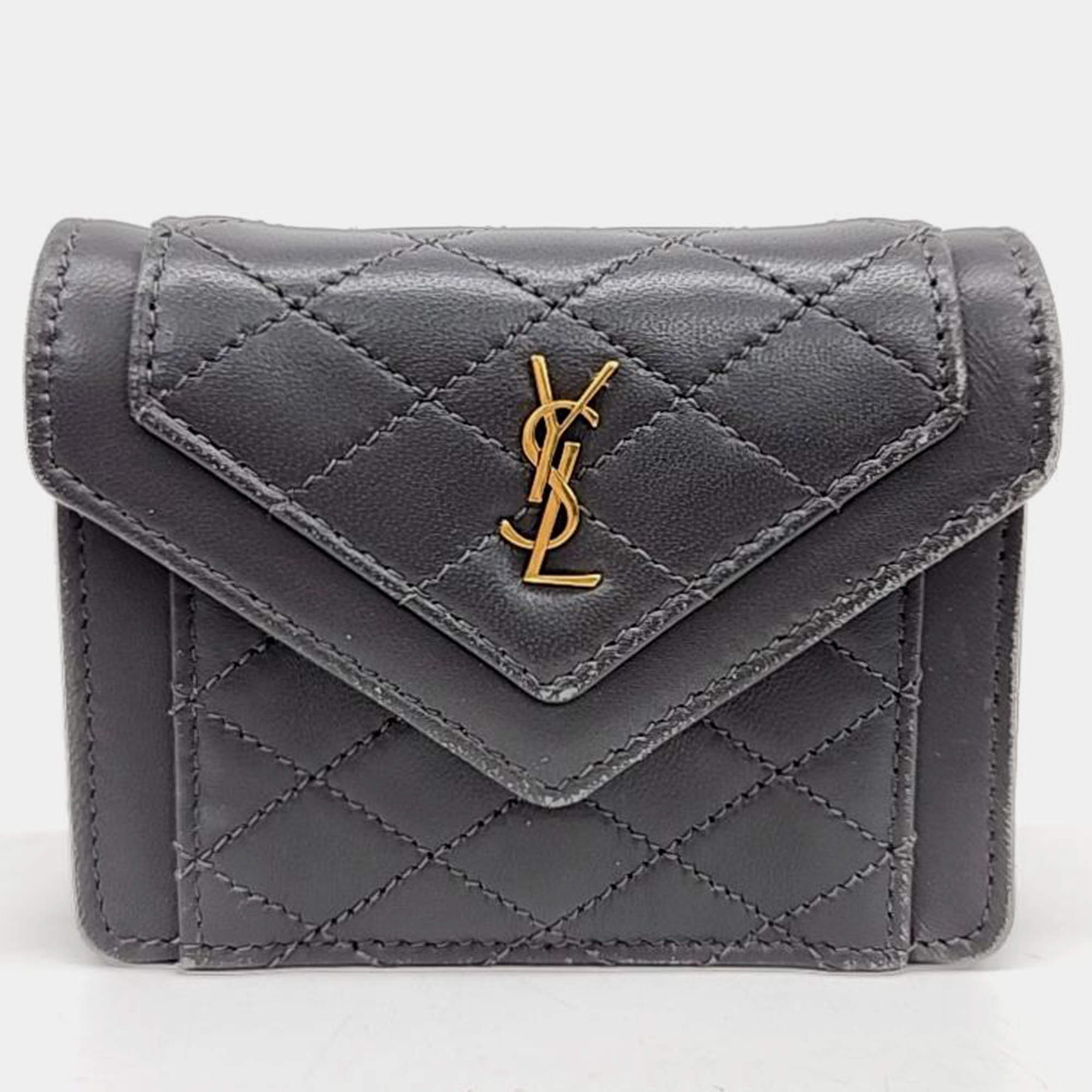 Saint Laurent black Loulou Micro Shoulder Bag