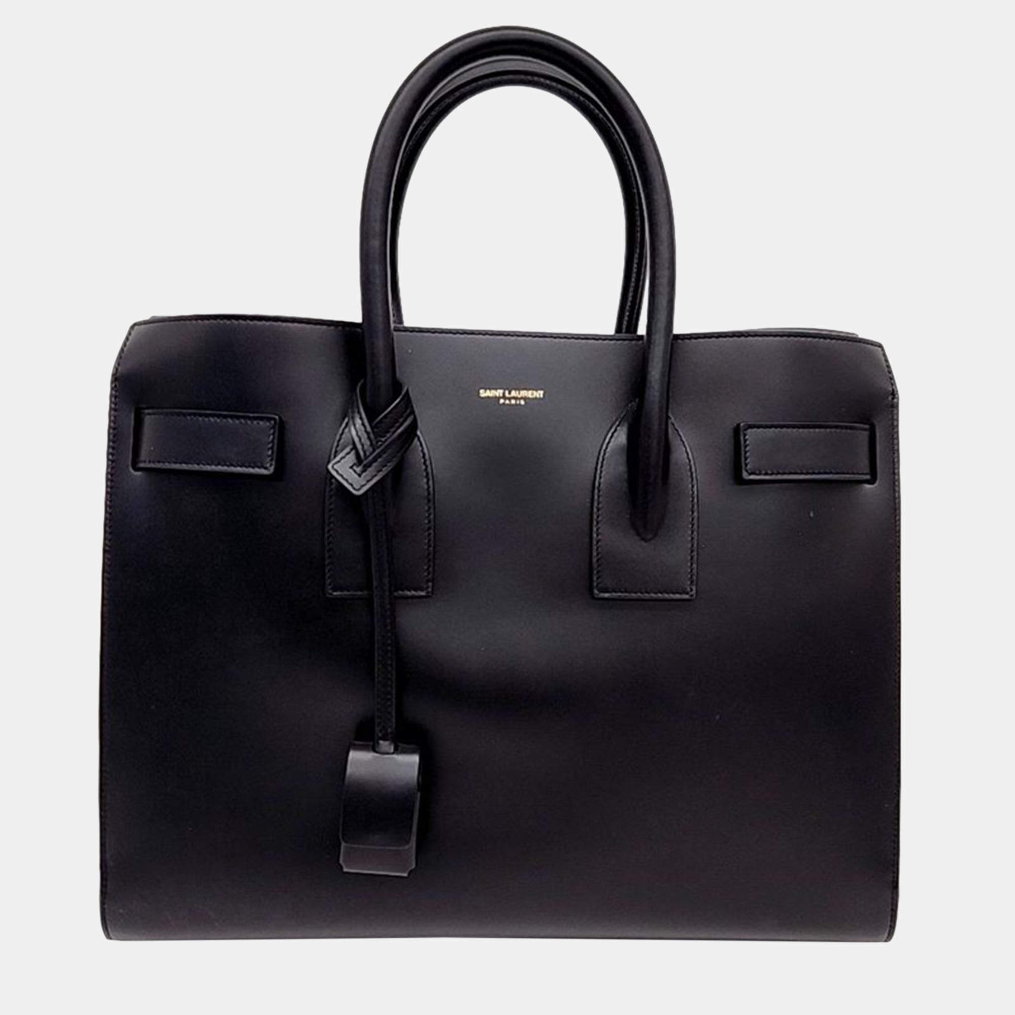 Pre Owned Saint Laurent Paris Small Sac de Jour Tote Bag