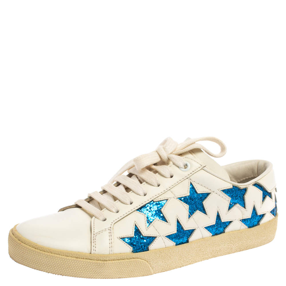 saint laurent blue sneakers