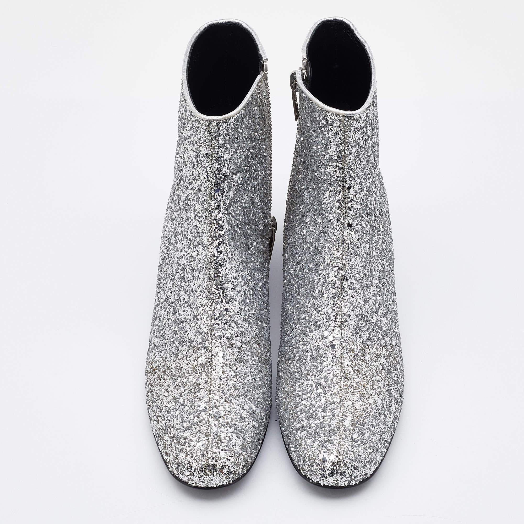 Saint Laurent Caleb 45 Glitter Boot Size 41.5 NEW