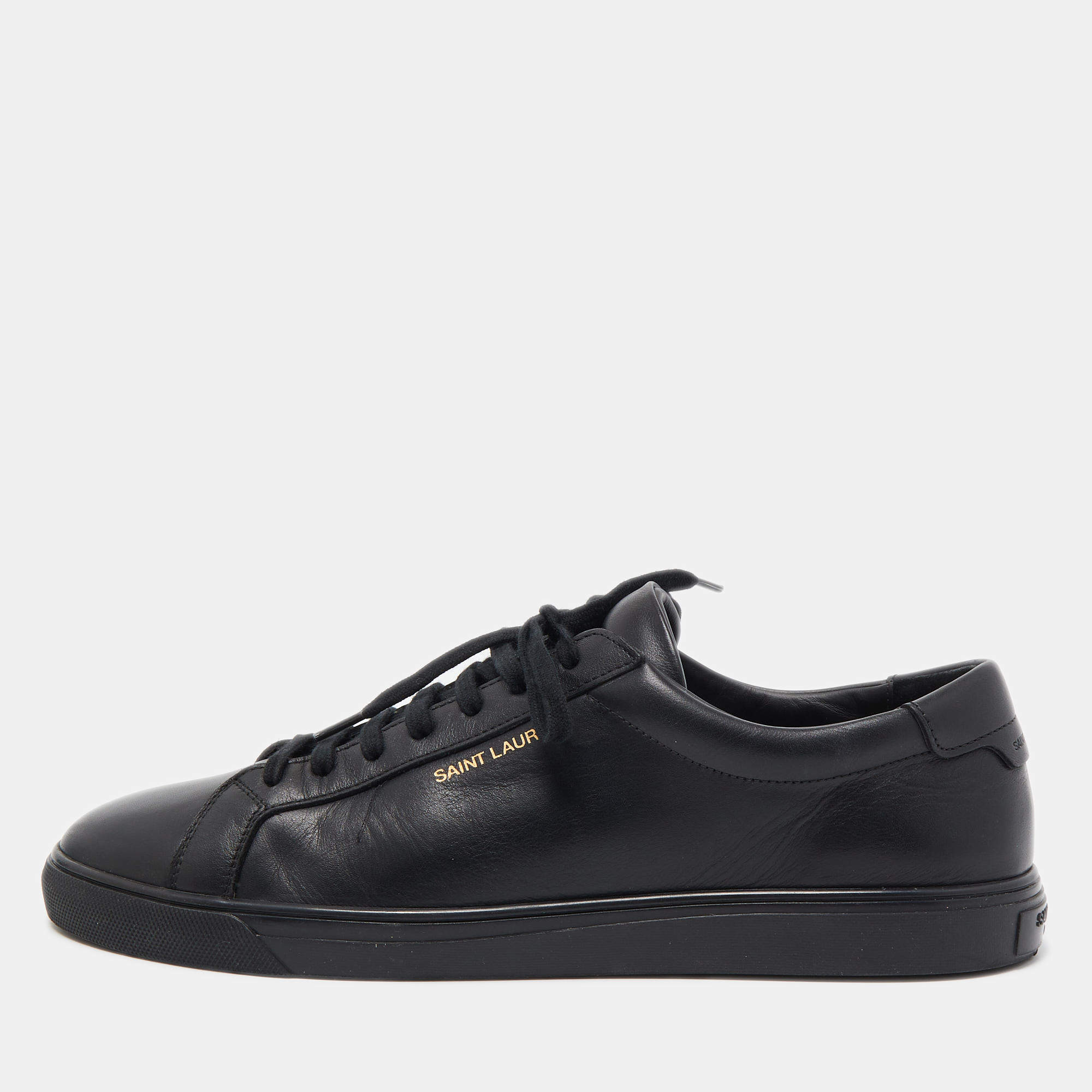 SAINT LAURENT PARIS｜SNEAKERS (818135 00N00 1000) Saint Laurent Paris YSL - Studded Skate Slip On Sneakers