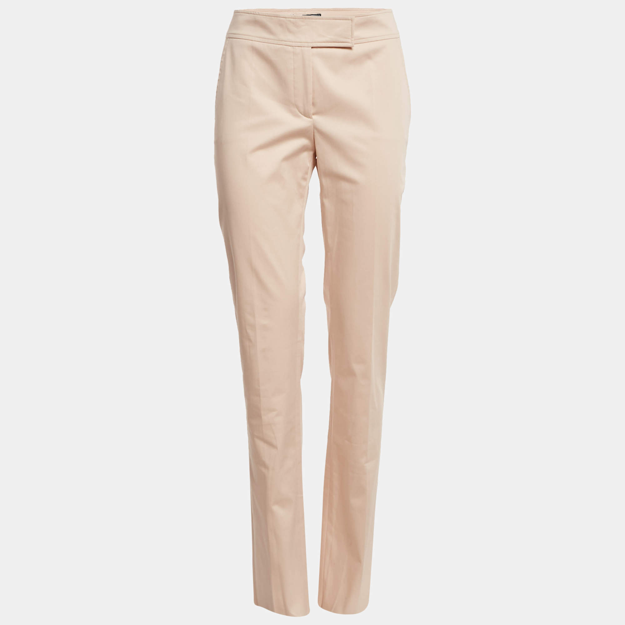 Salvatore Ferragamo Pink Cotton Trousers M