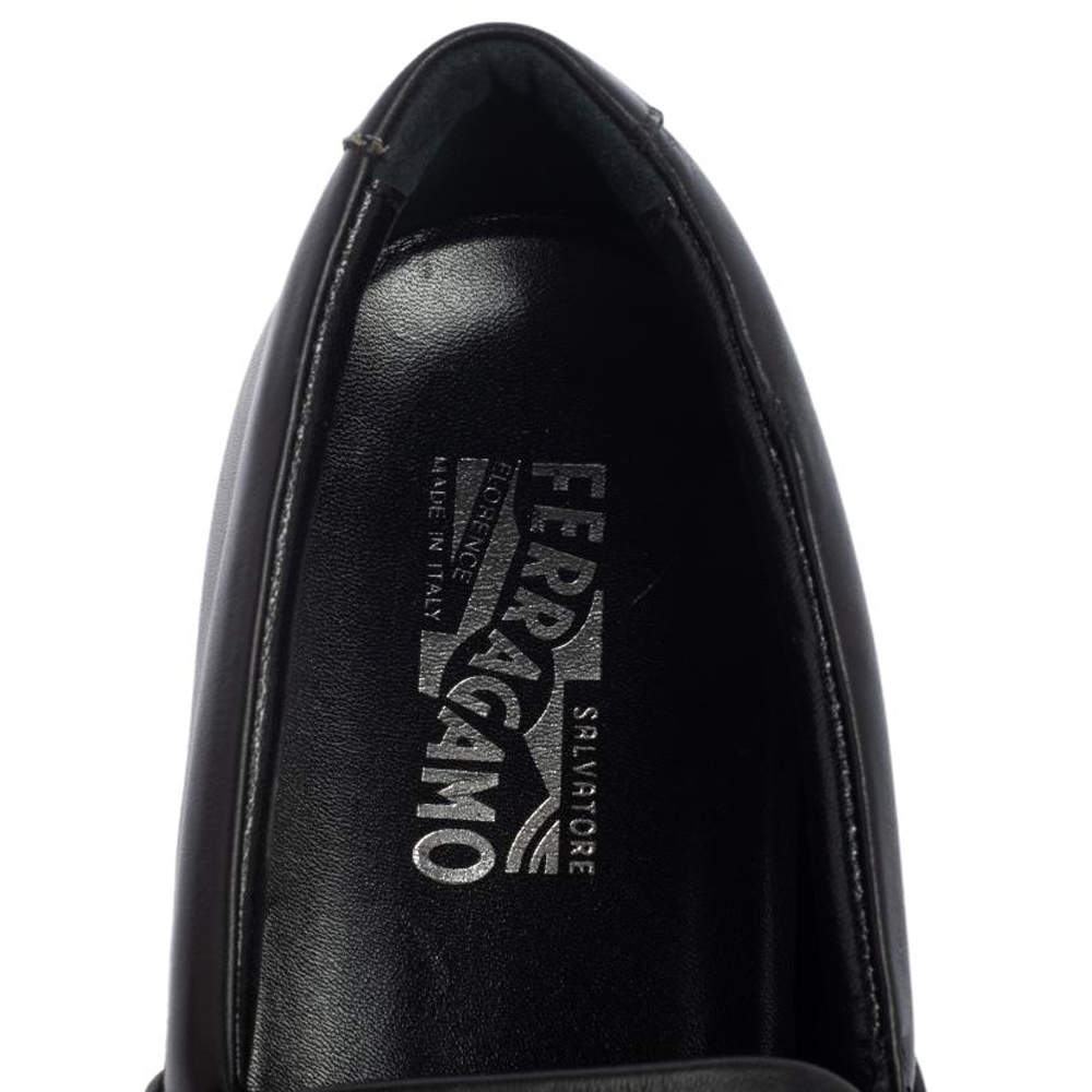 SALVATORE FERRAGAMO Black Leather Men's Sneakers item #40377 – ALL YOUR  BLISS
