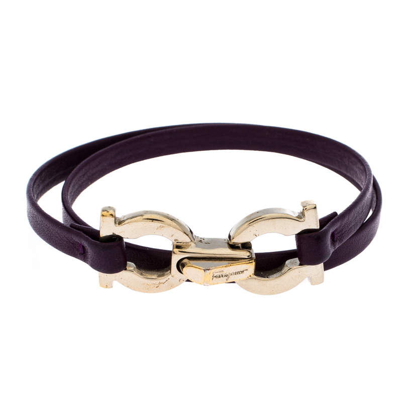Shop FERRAGAMO Braided Leather Gancini Bracelet | Saks Fifth Avenue