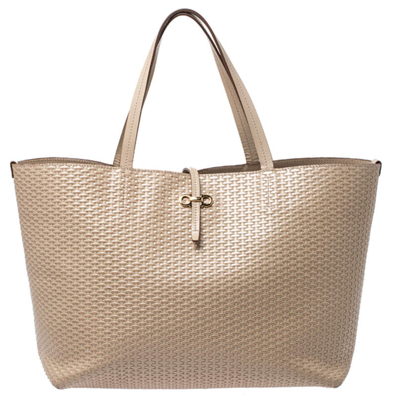 salvatore ferragamo woven bag