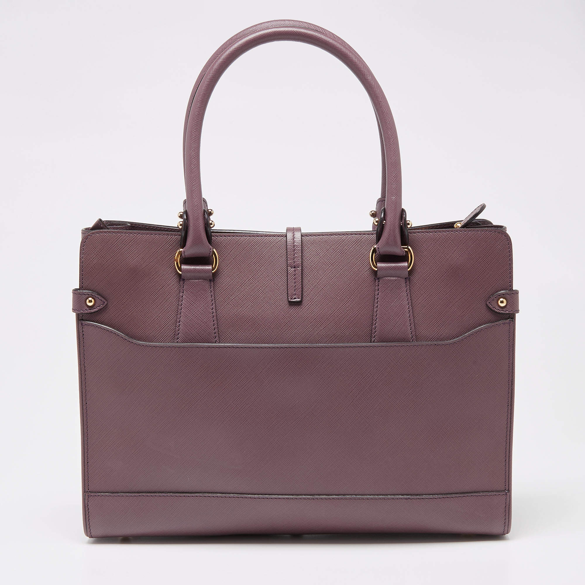 Salvatore ferragamo briana leather tote sale