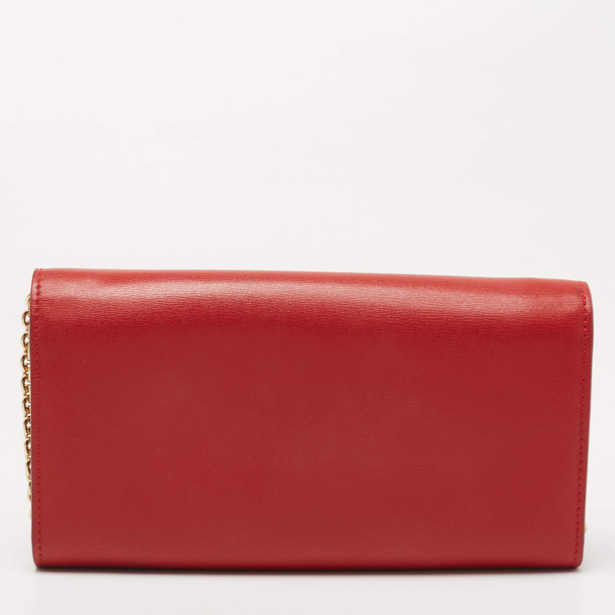 Leather wallet Salvatore Ferragamo Red in Leather - 32221829