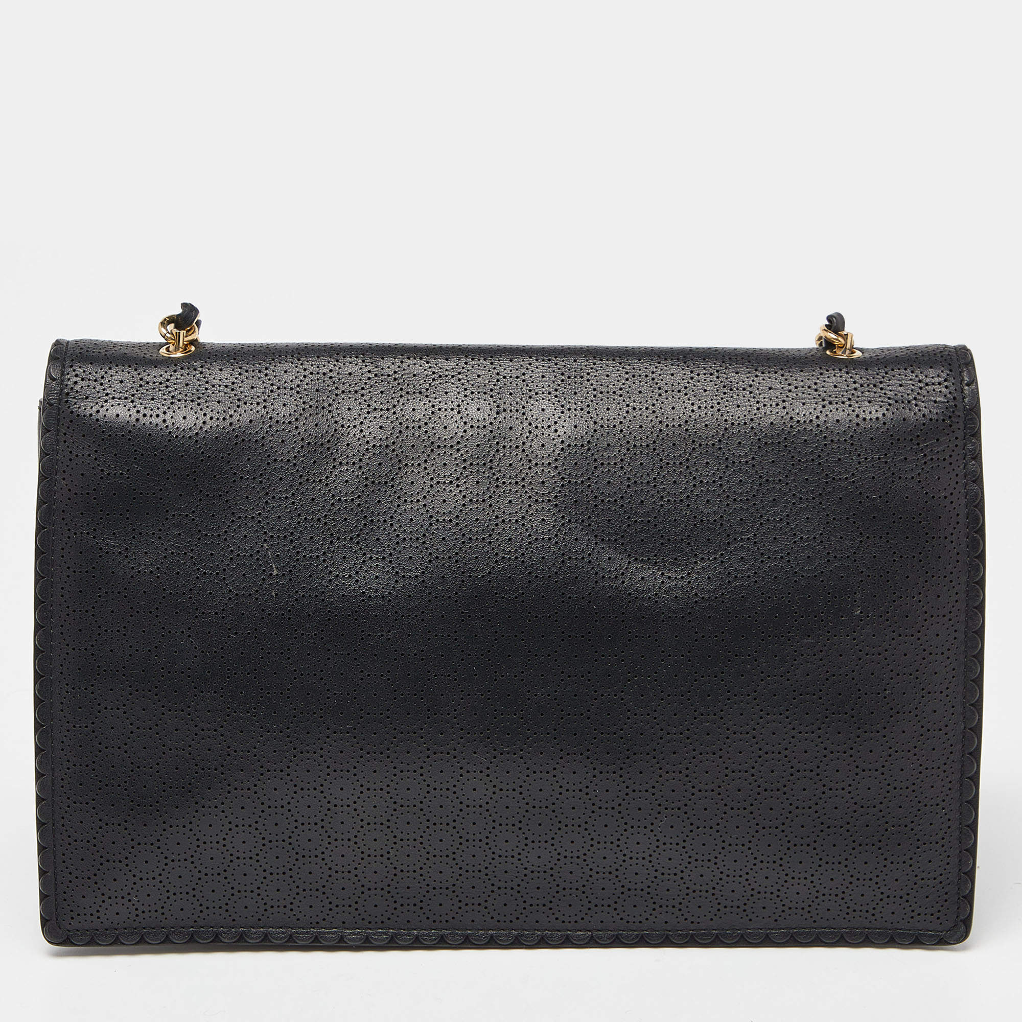 Salvatore Ferragamo Black Leather Vara Bow Chain Shoulder Bag Salvatore  Ferragamo | TLC