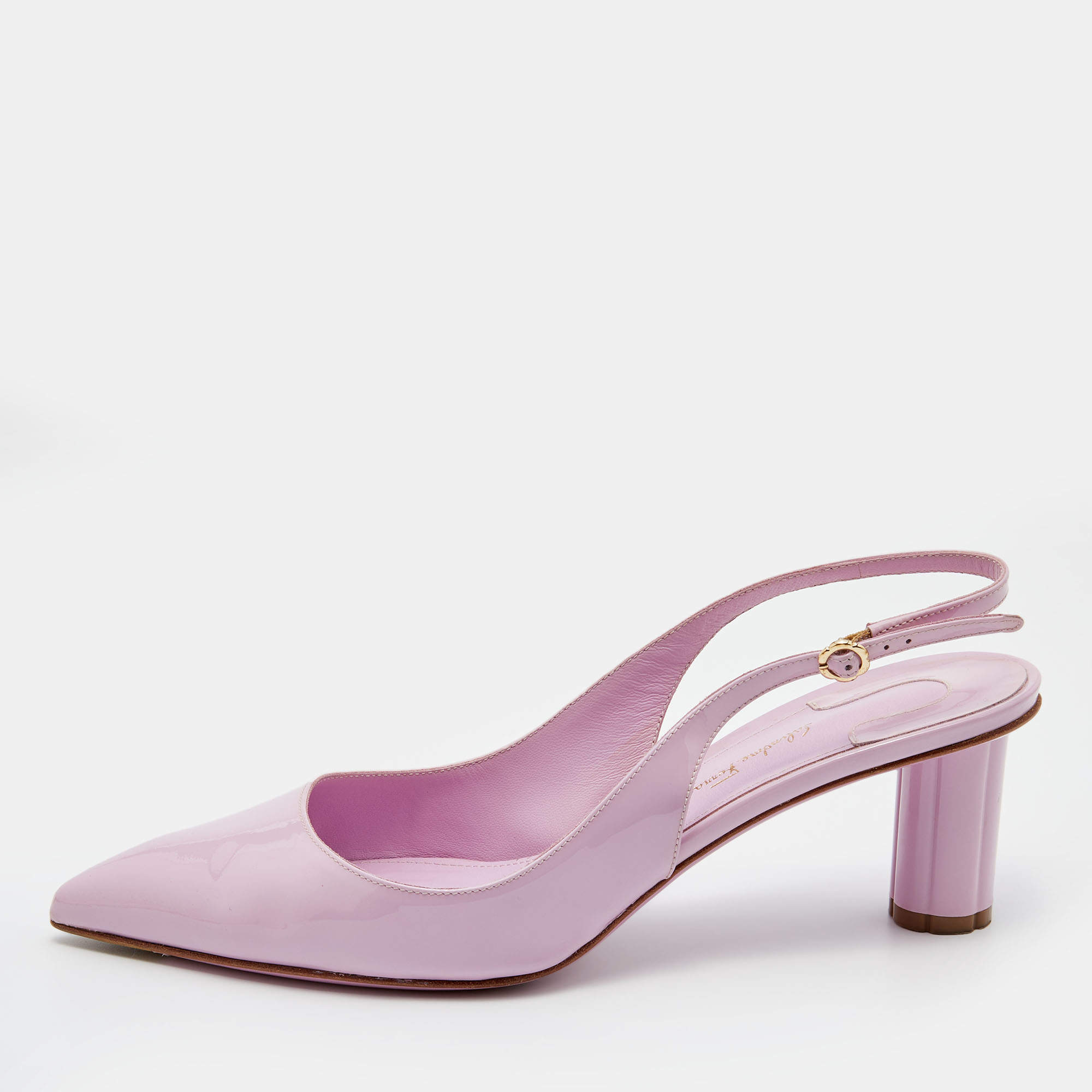 Patent leather heels Prada Pink size 38 EU in Patent leather
