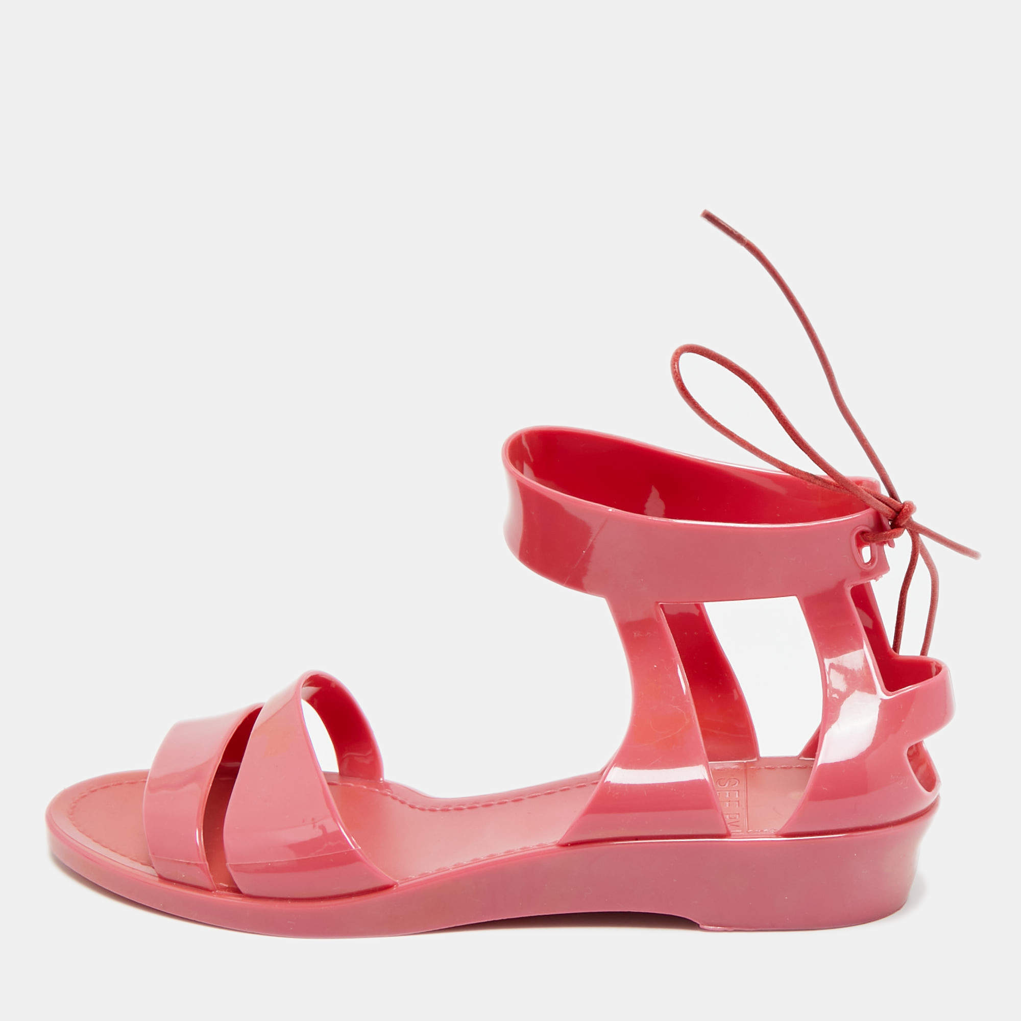مملوكة مسبقًا See by Chloe Size 36 Pink Jelly Flat Sandals