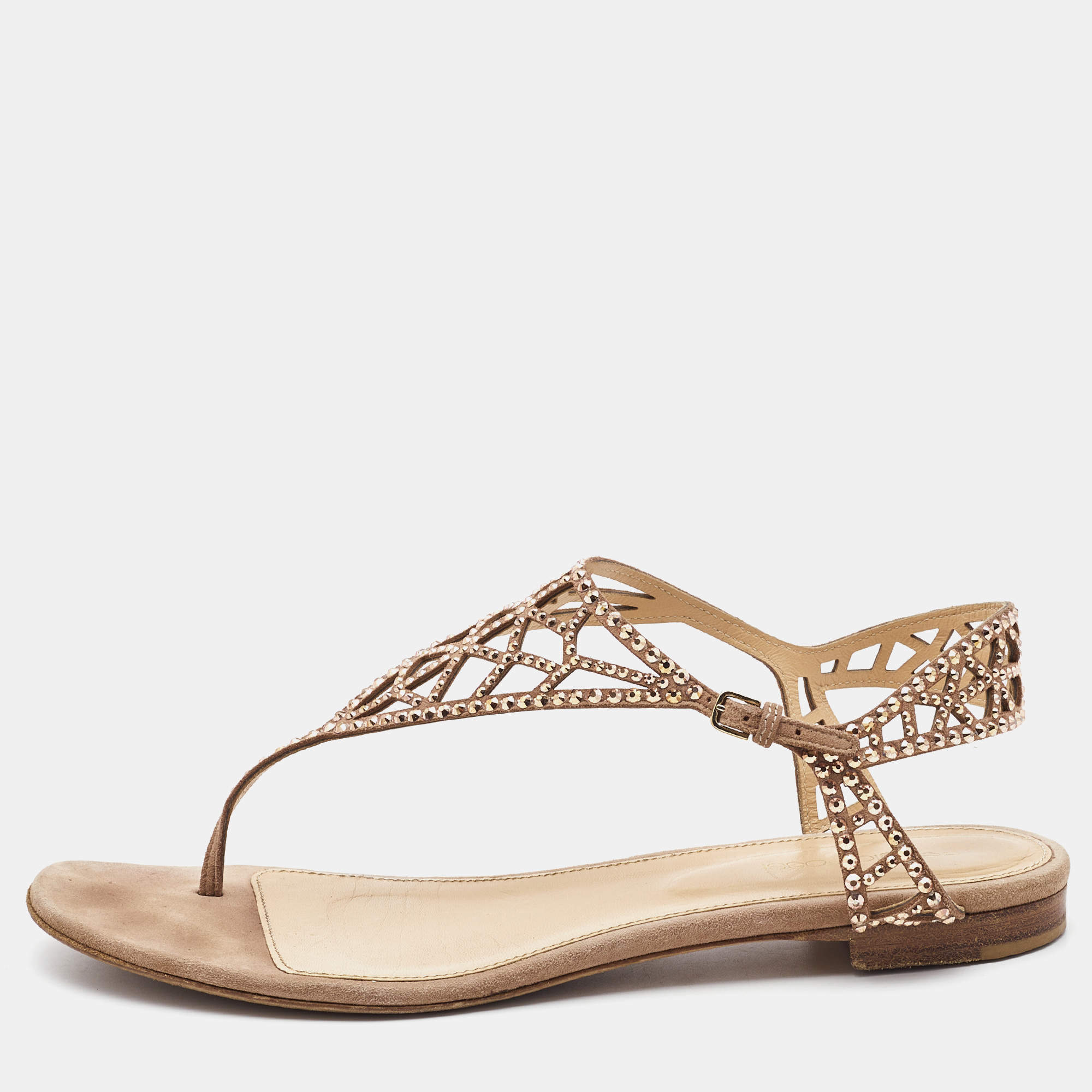 Sergio rossi sale flat sandals