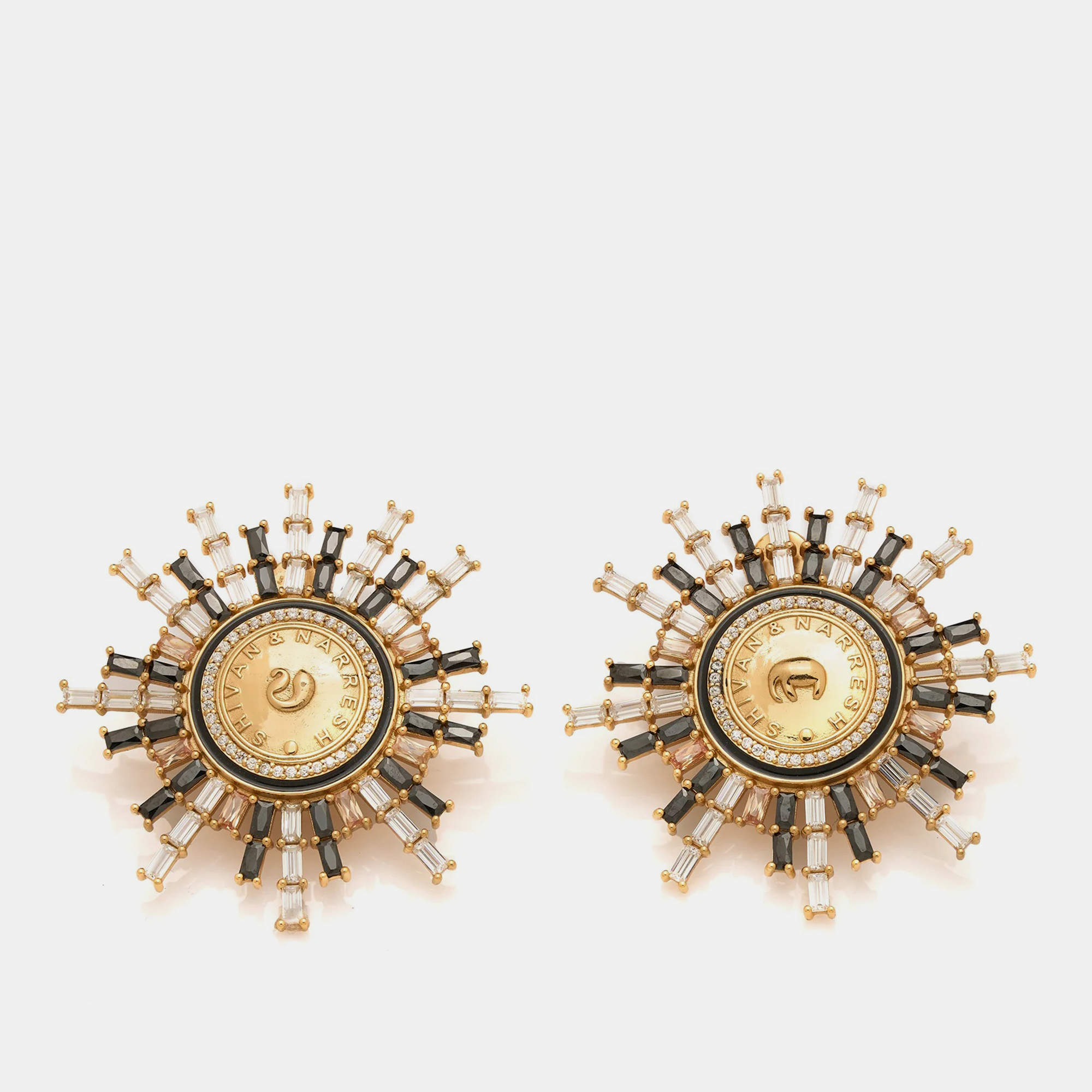  Aulerth x Shivan & Narresh Numisma Star Burst Earrings