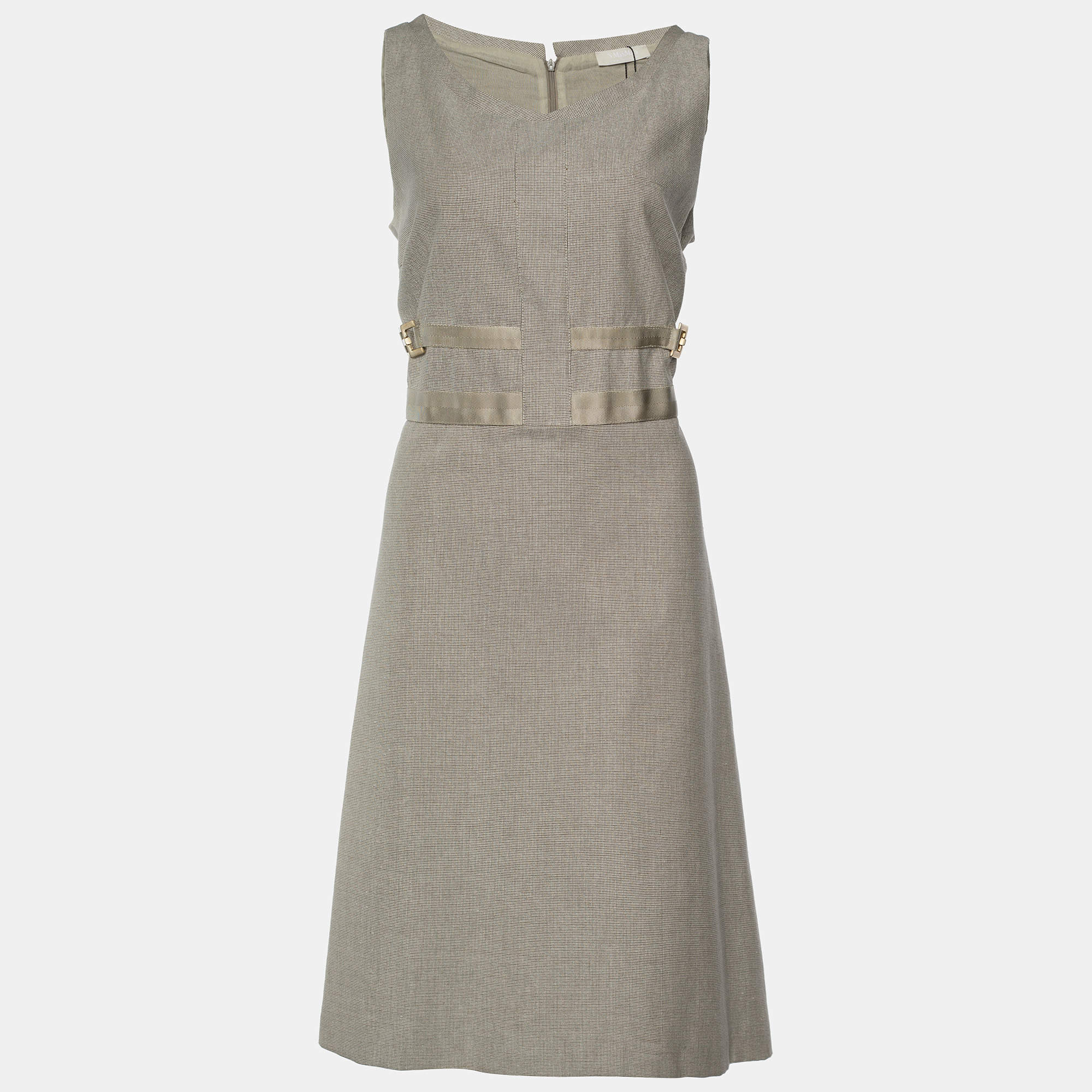 S'Max Mara Light Beige Cotton Dress M