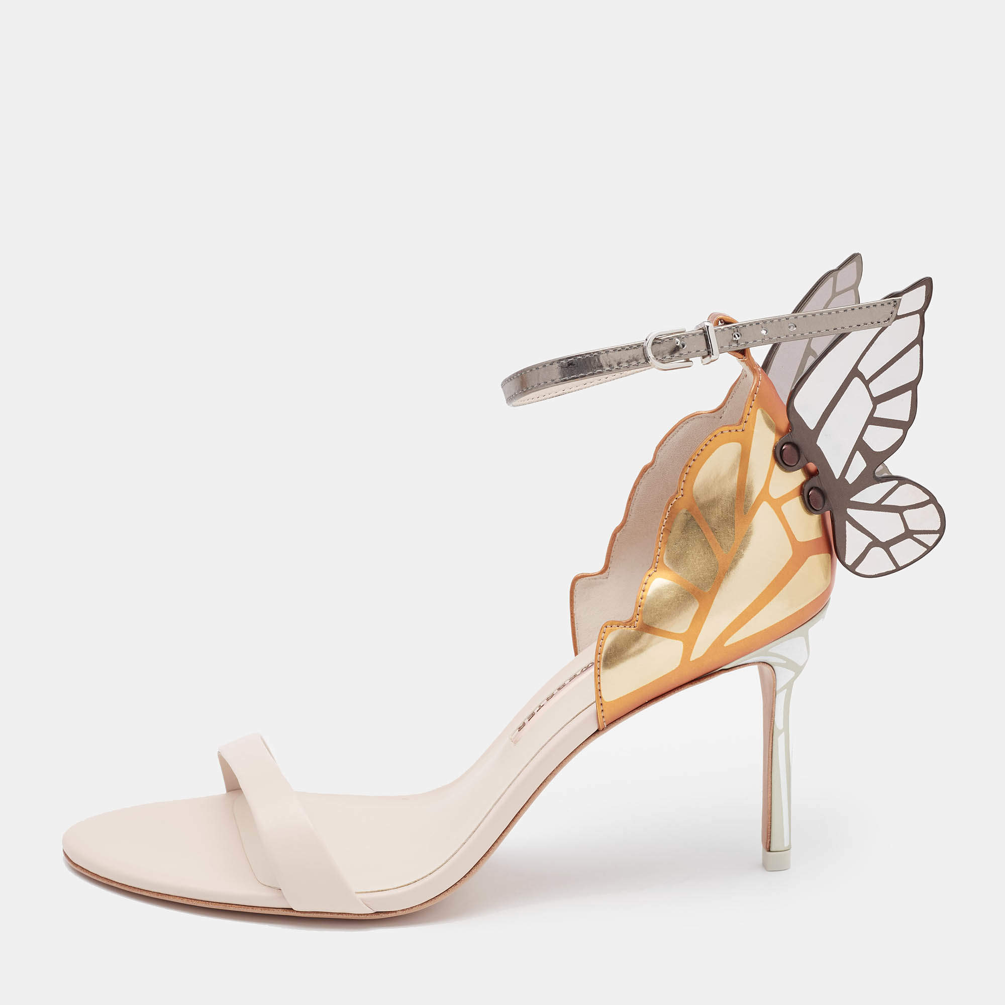 Sophia Webster Multicolor Leather Chiara Butterfly Sandals Size 40